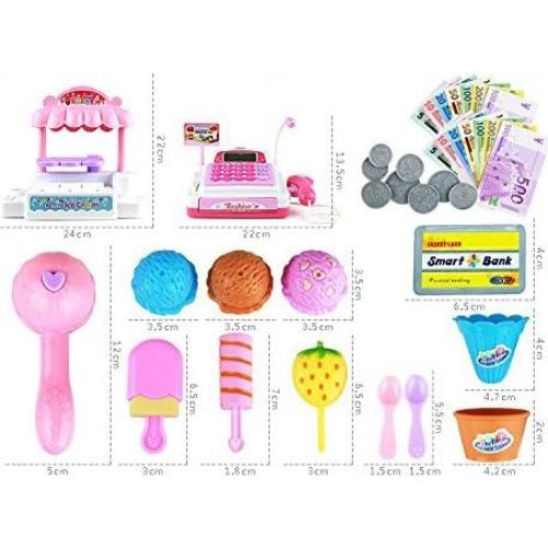 Caja Registradora Mini de Heladería Liberty Imports 40.6x25.4cm