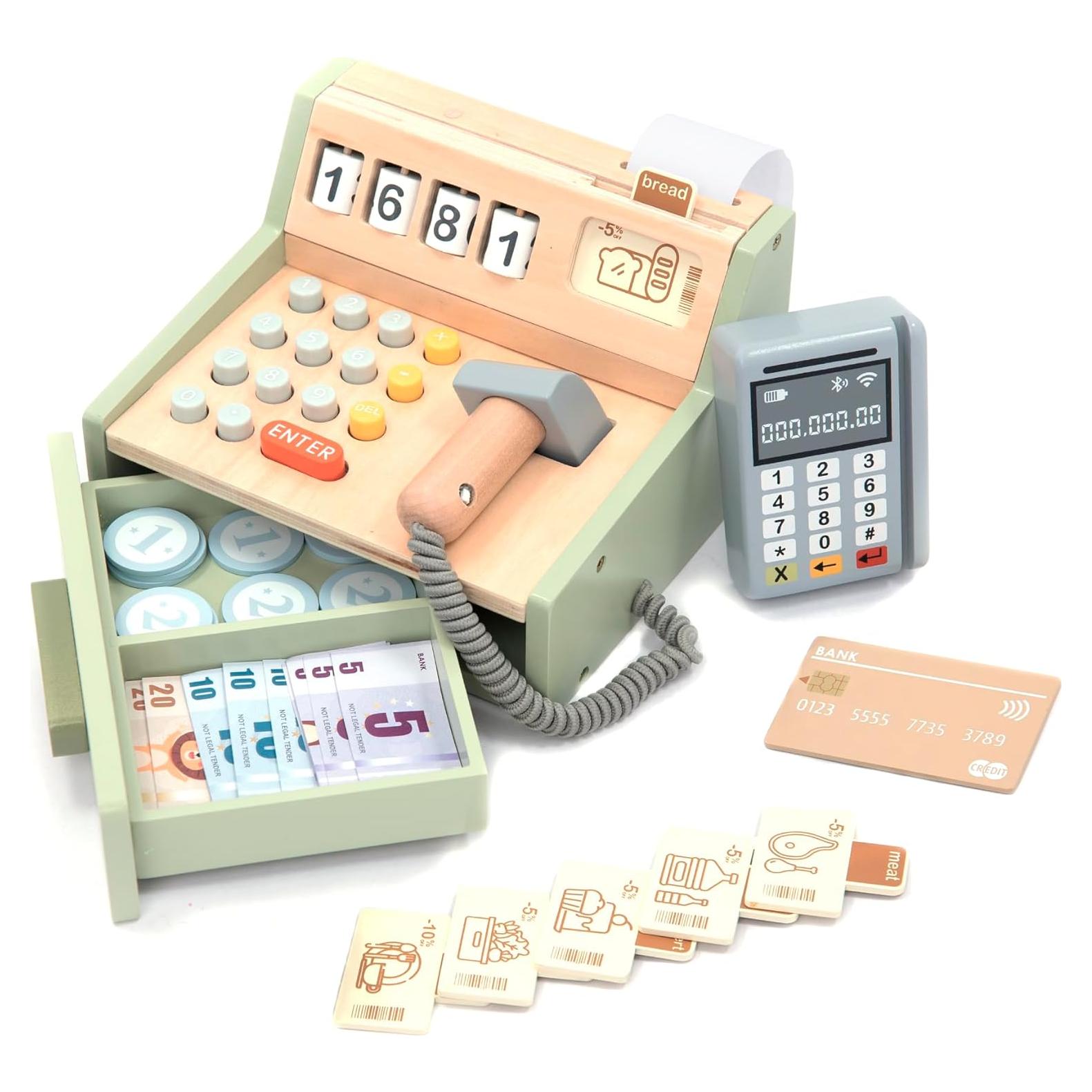 Registro de Caja de Madera UMU para Niños - 35 Piezas