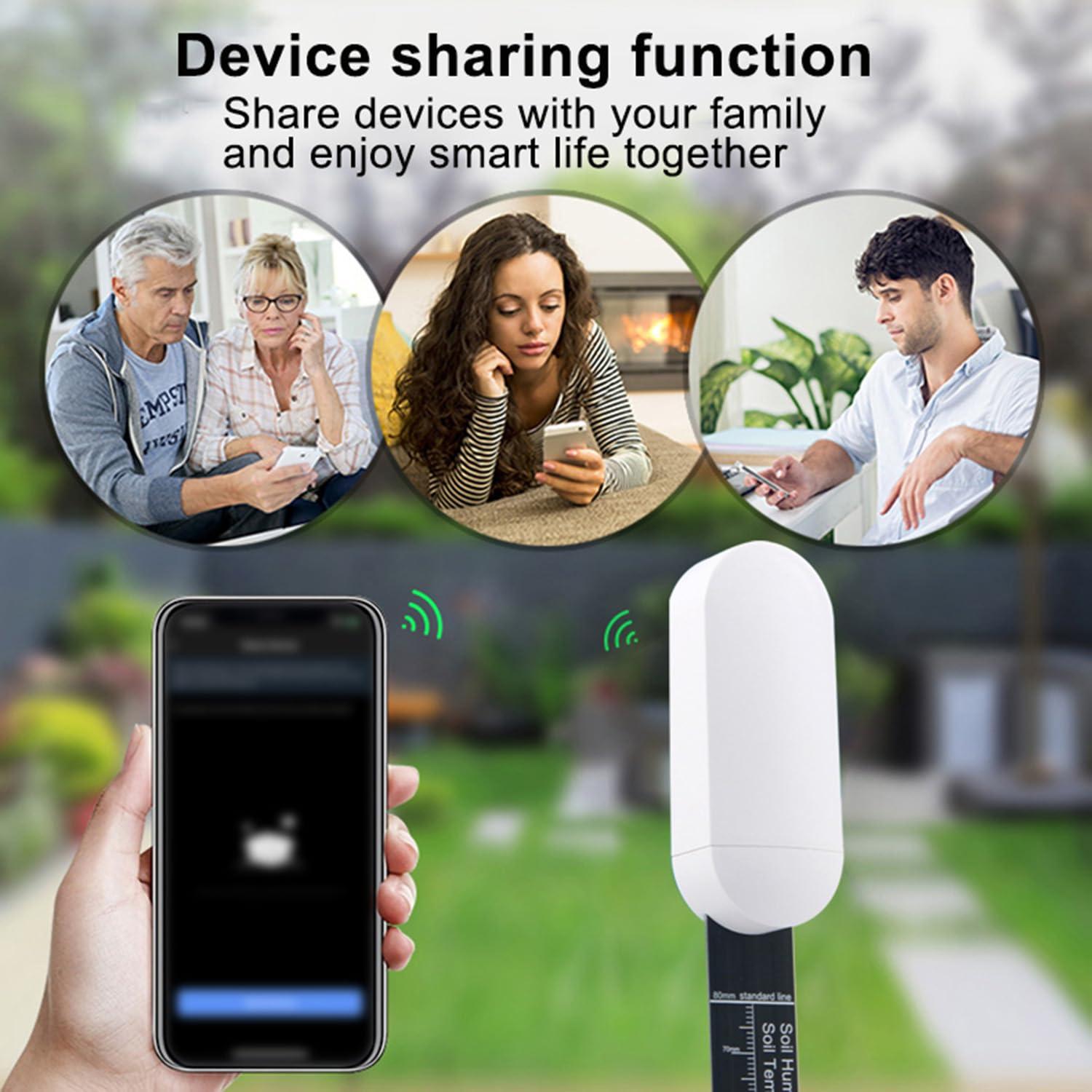 Medidor de Humedad del Suelo Inteligente Gaoducash Zigbee