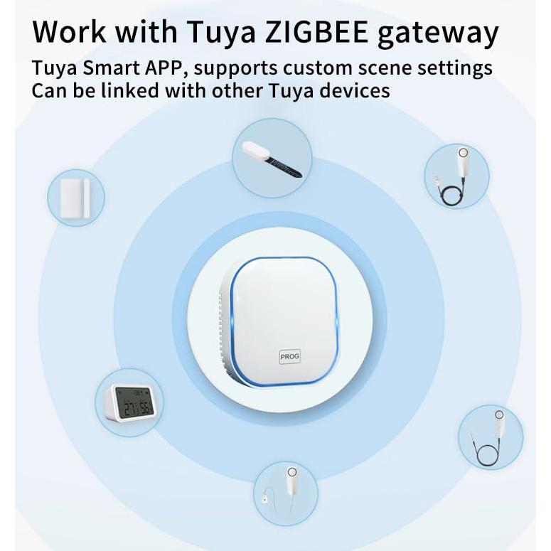 Medidor de Humedad del Suelo Inteligente Gaoducash Zigbee