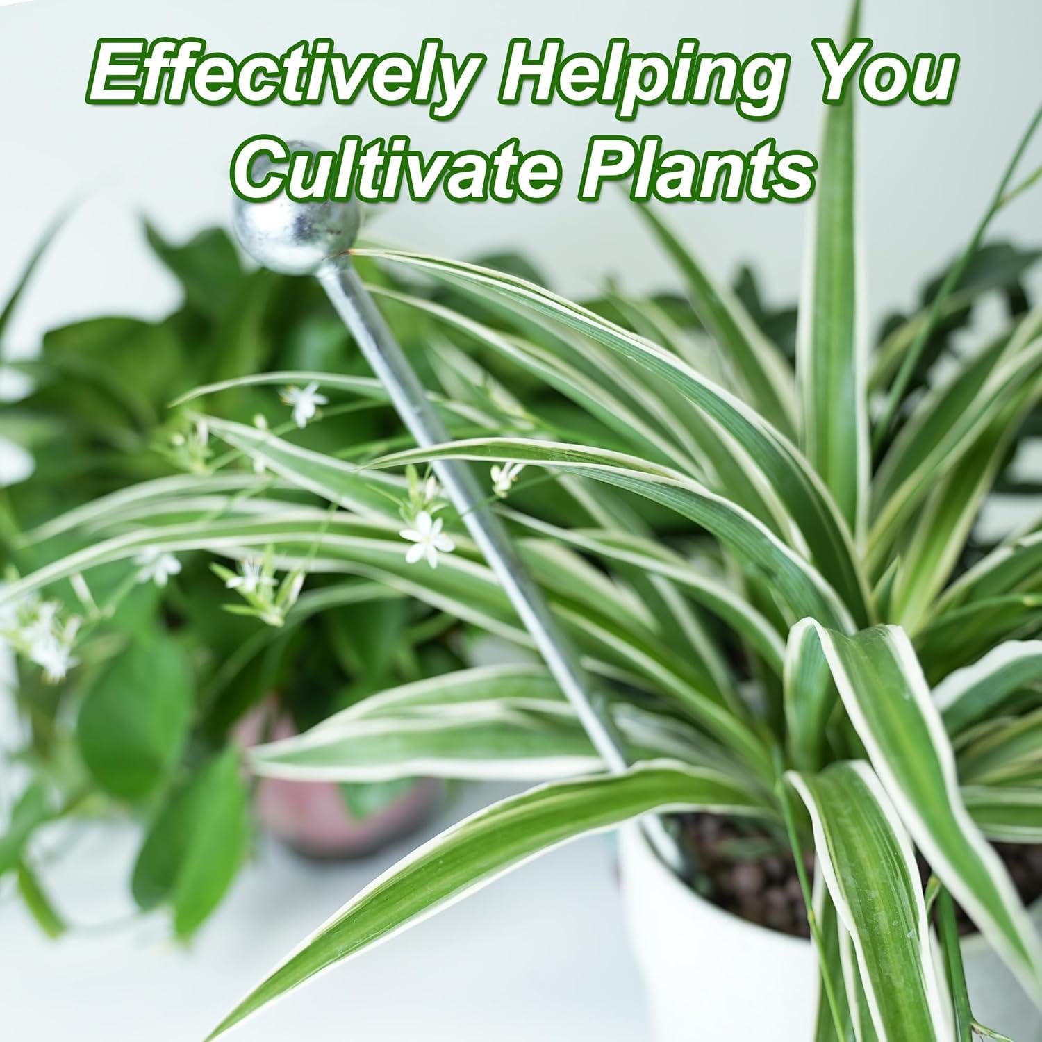 Probe de Suelo de 35 cm Acero Inoxidable para Jardín y Plantas