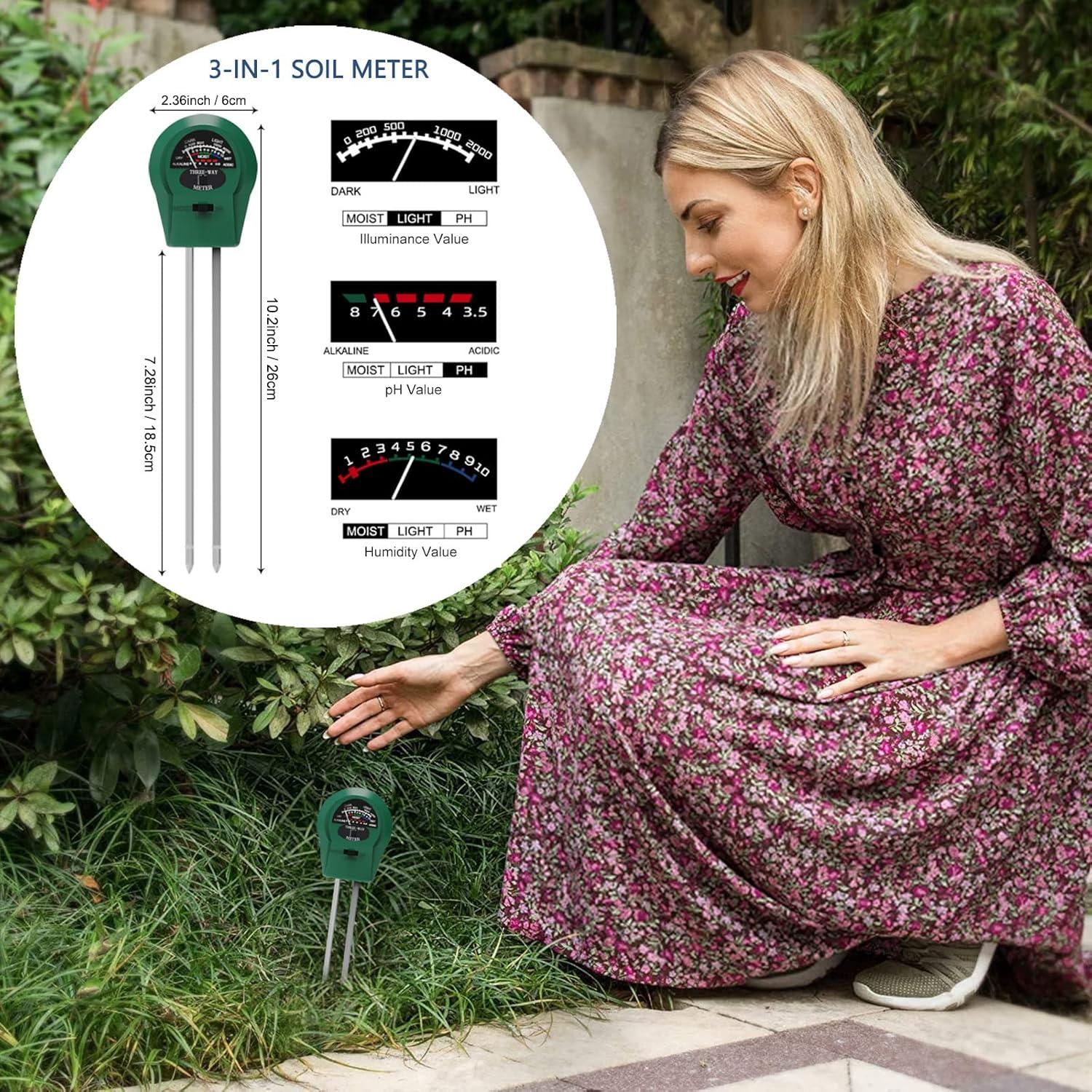 Kit 3 en 1 Medidor de pH, TDS y Humedad CANNABMALL