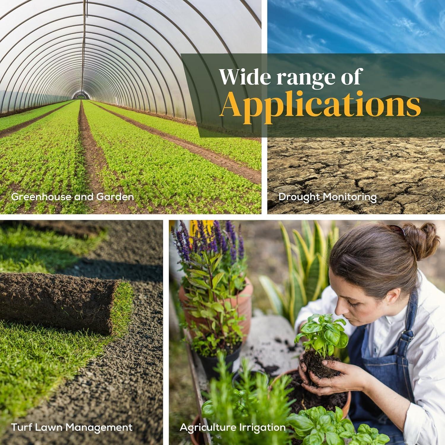 Sensor de Humedad de Suelo Linkstyle AFRA II 3 en 1 IP67