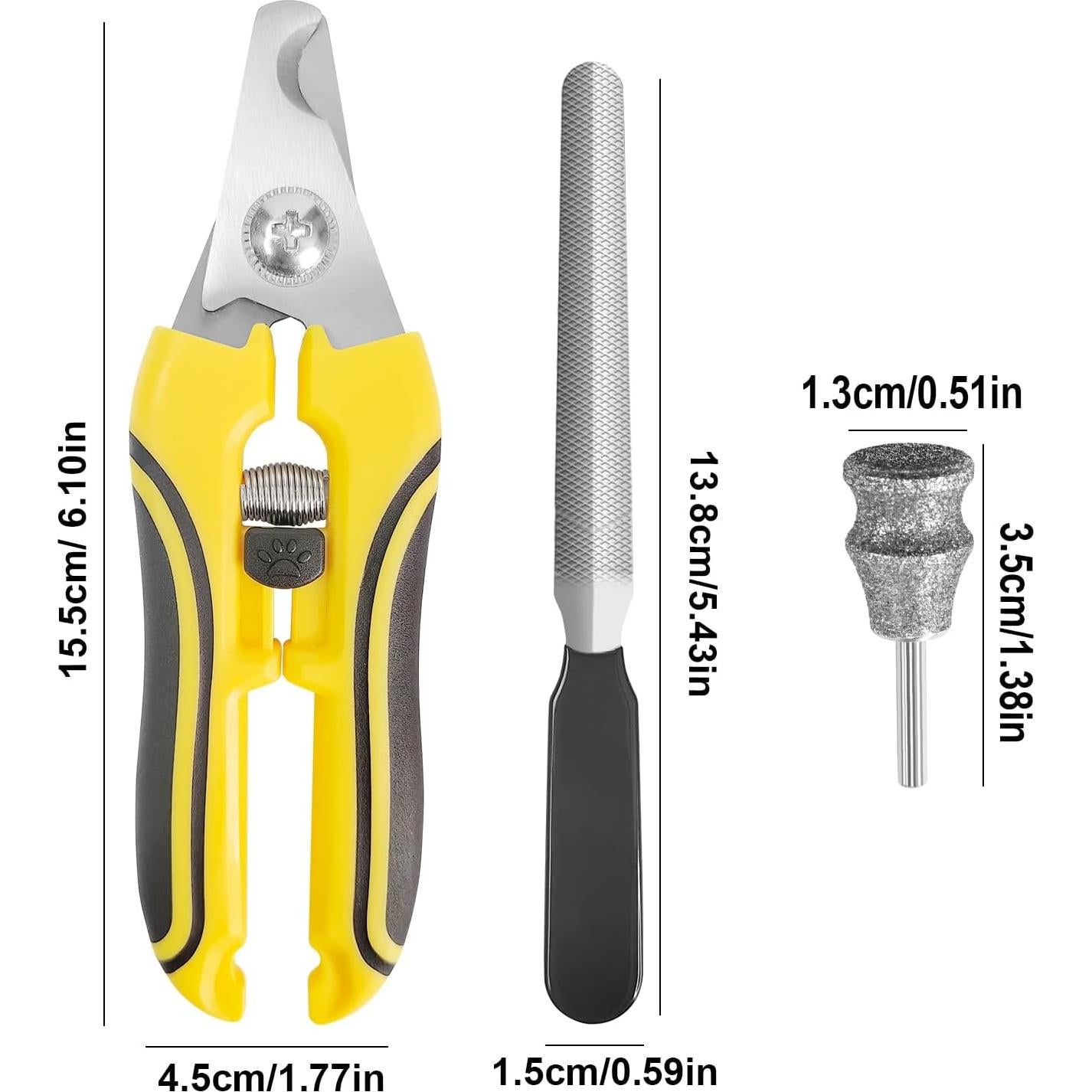 Cortauñas y Amoladora de Uñas para Mascotas PLATGO 19.5x11cm
