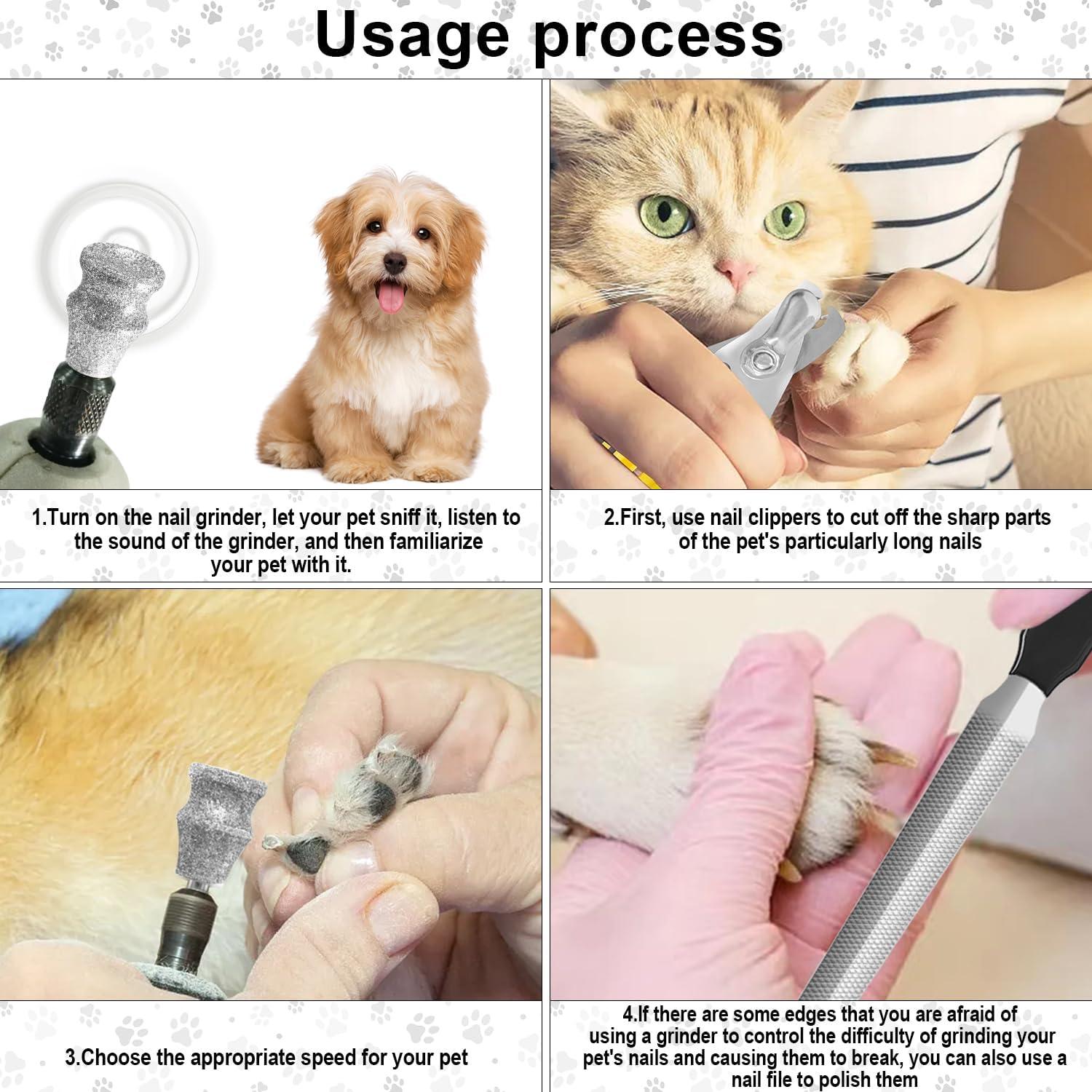 Cortauñas y Amoladora de Uñas para Mascotas PLATGO 19.5x11cm