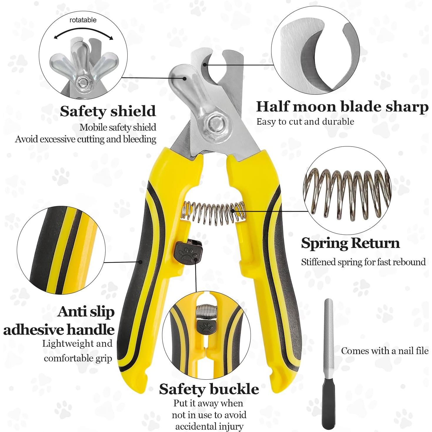 Cortauñas y Amoladora de Uñas para Mascotas PLATGO 19.5x11cm