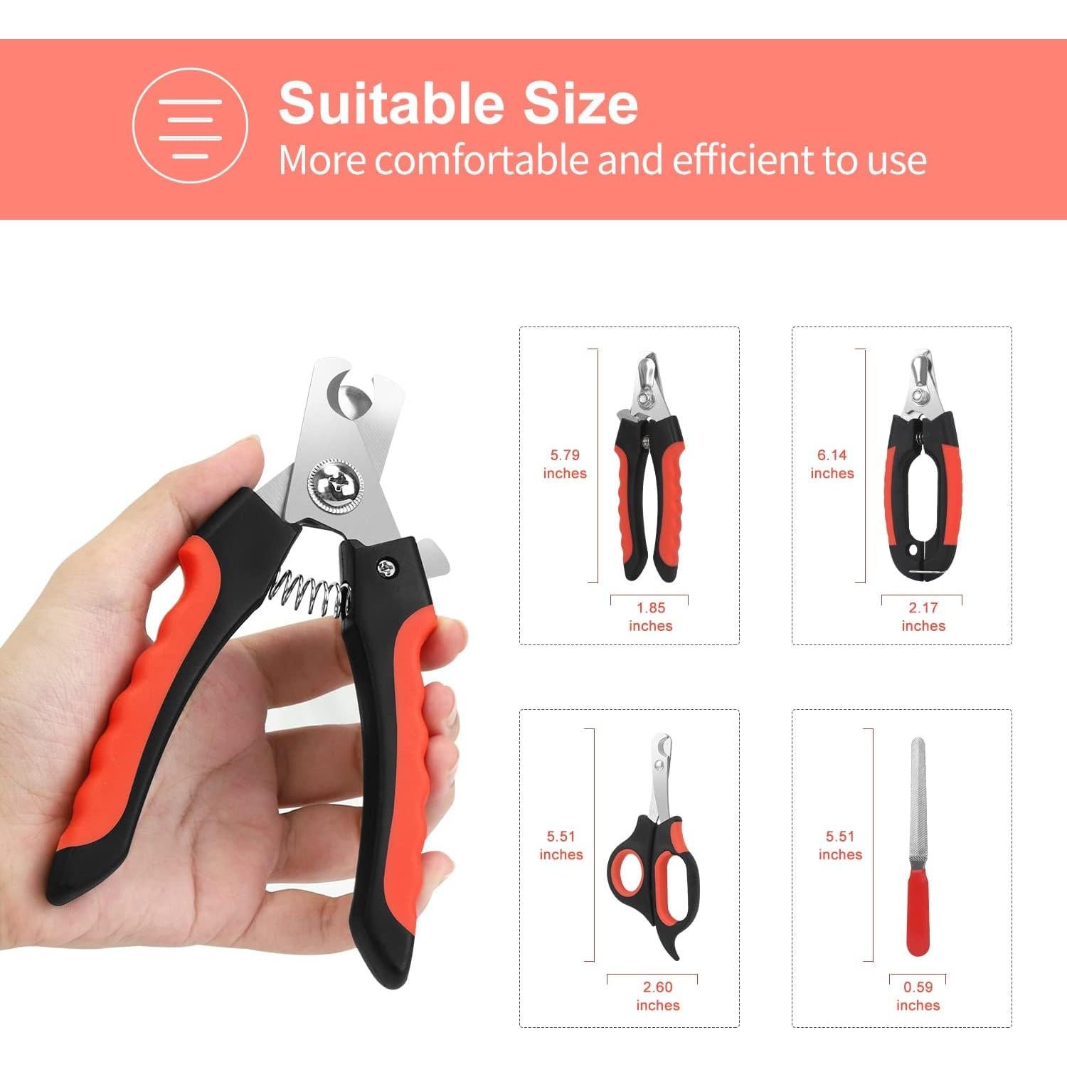 Juego de Cortauñas para Perros Bretheil-Penzance con Estuche