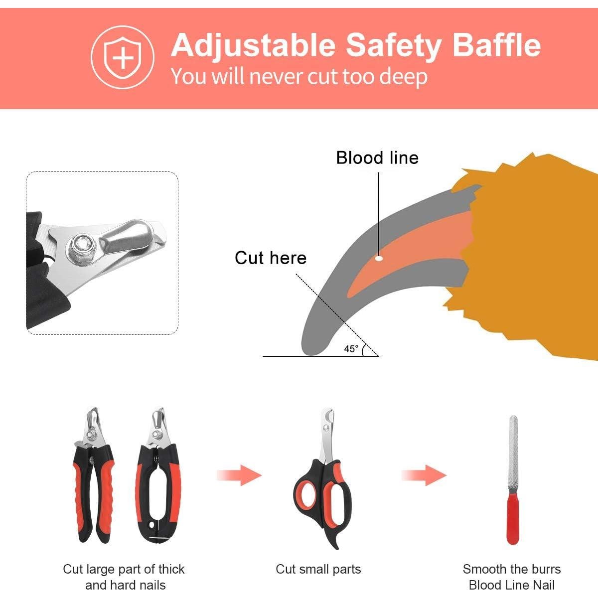Juego de Cortauñas para Perros Bretheil-Penzance con Estuche