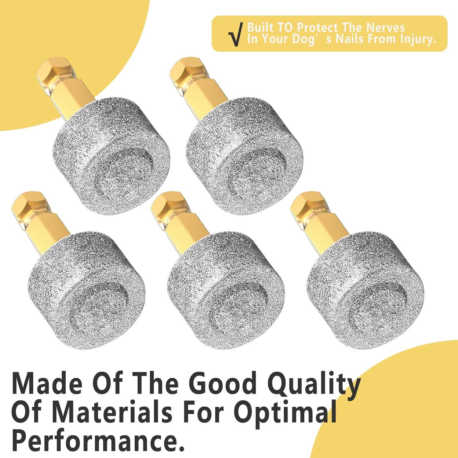 Cabezal de Repuesto IVEKEN para Amoladora de Uñas de Perro - 5 Piezas