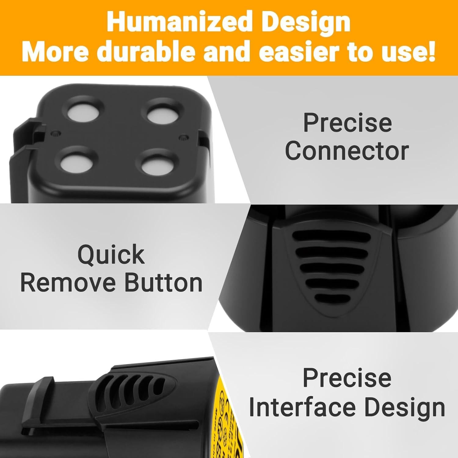 Batería Recargable Joiry 4.8V 3500mAh Ni-MH para Dremel