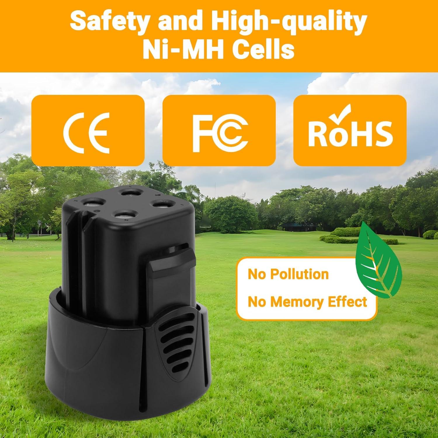 Batería Recargable Joiry 4.8V 3500mAh Ni-MH para Dremel