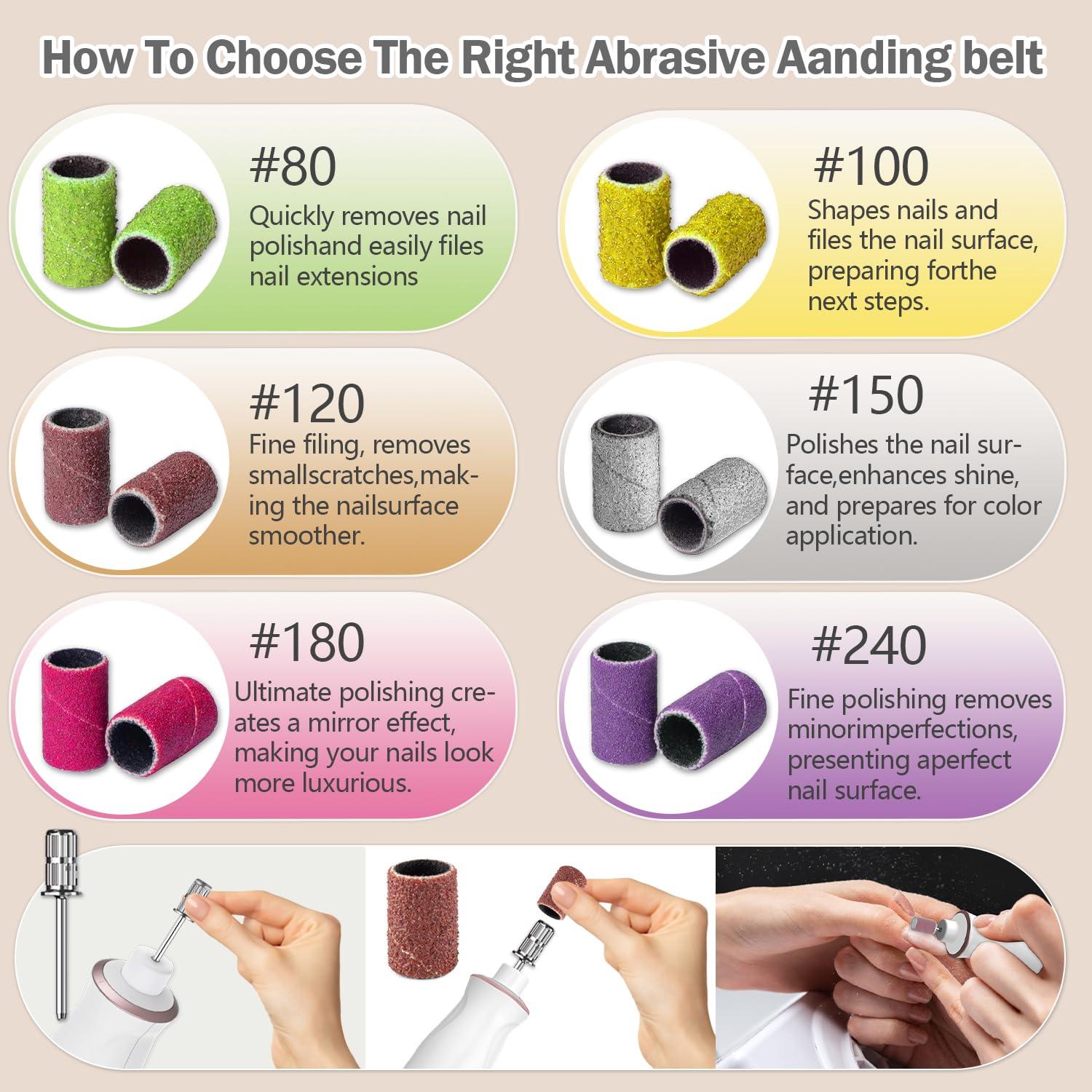 Lima de Uñas Eléctrica Inalámbrica Aleokut 10 Velocidades LED