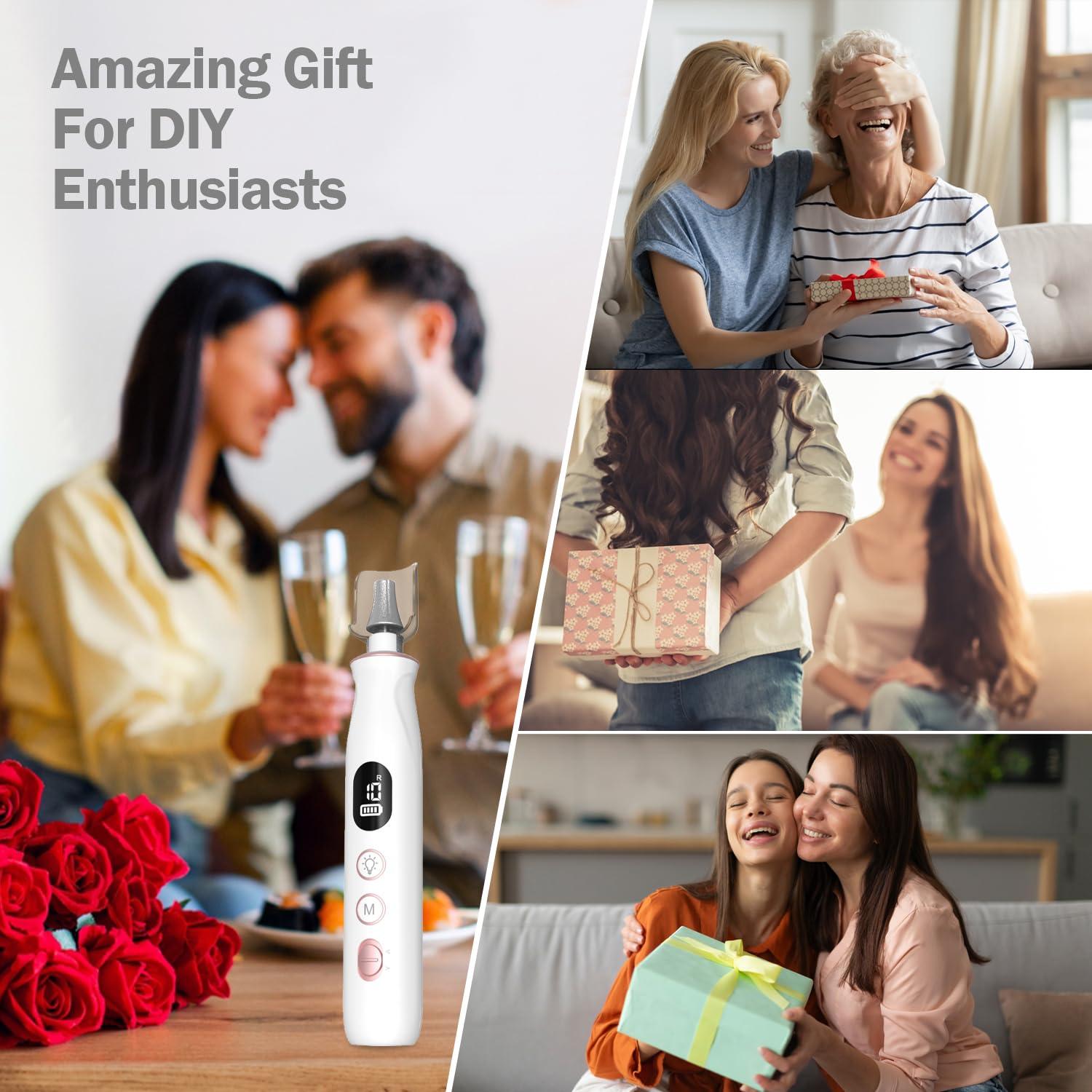 Lima de Uñas Eléctrica Inalámbrica Aleokut 10 Velocidades LED