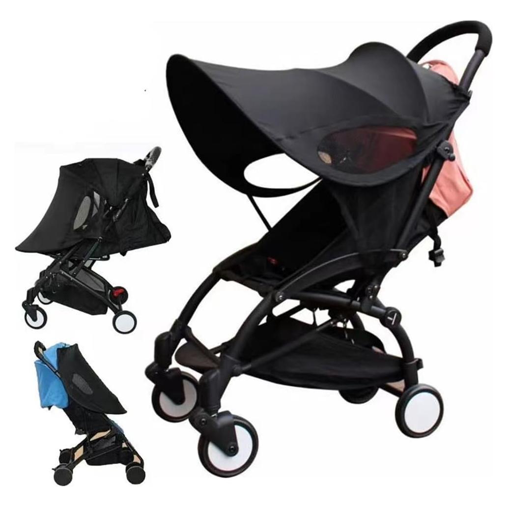 Cubierta de Sombra Grande Universal para Carritos de Bebé - Tela Impermeable UPF50+