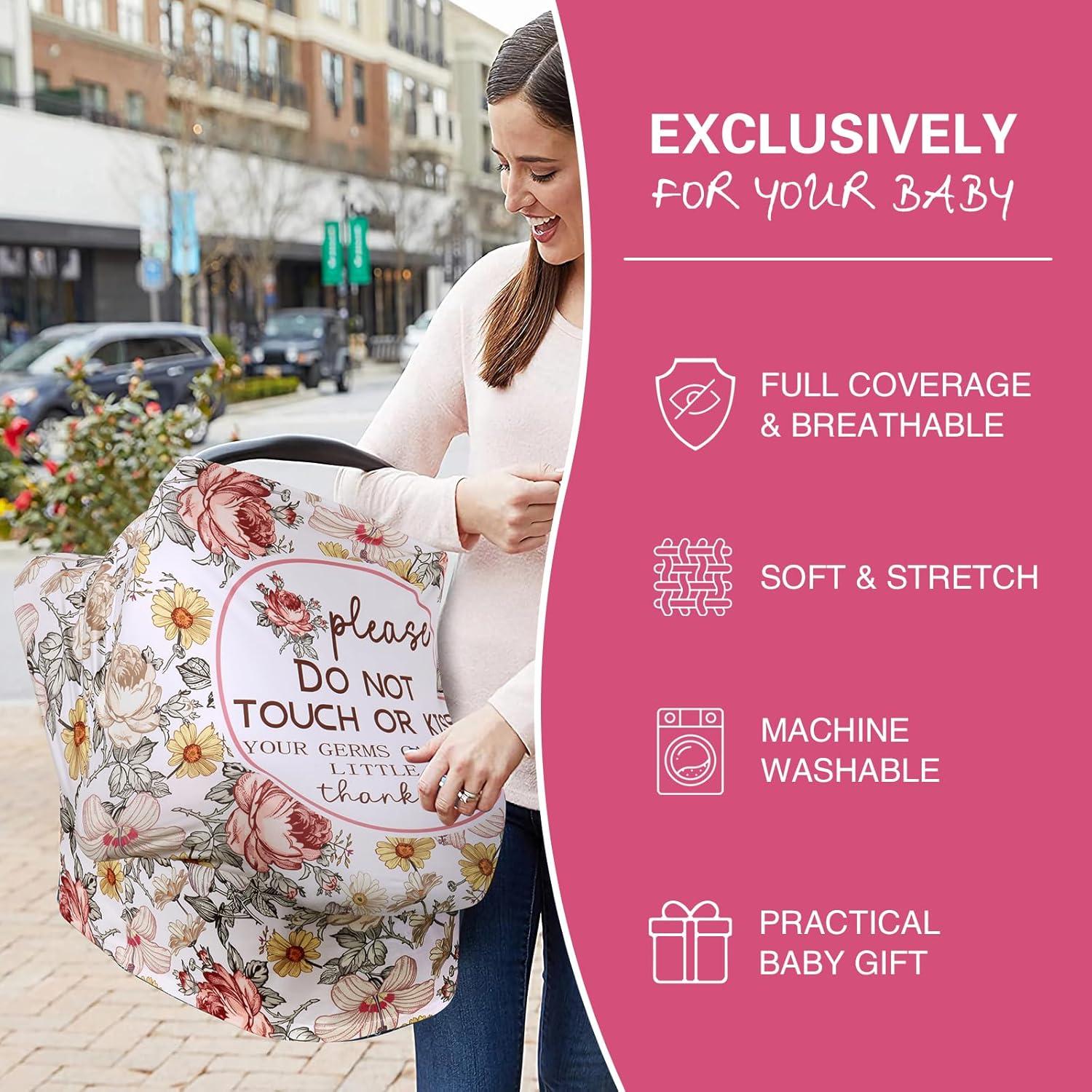 Cubierta de Asiento de Coche Metplus para Bebés - Nueva Flor