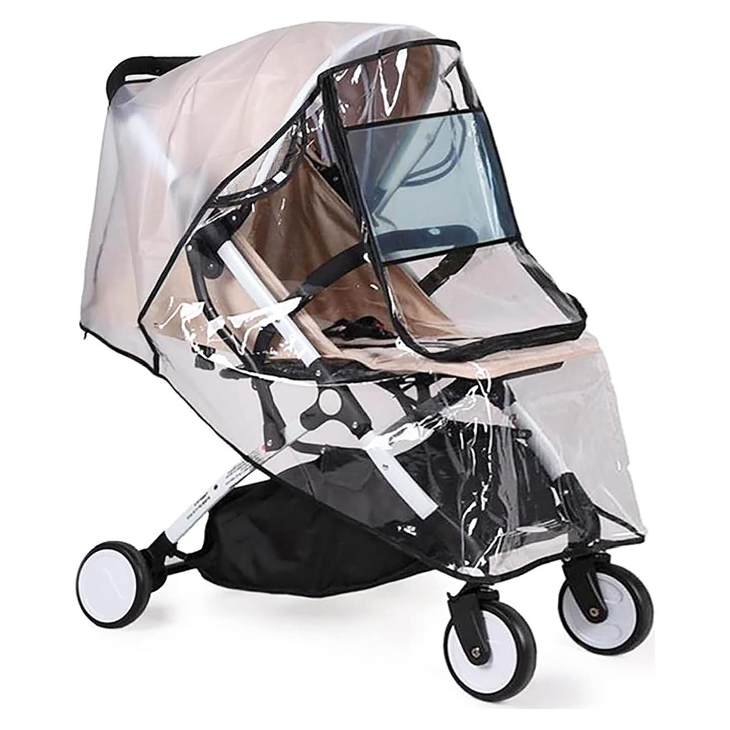 Cubierta de Lluvia para Cochecito Tumkew - Impermeable Negro