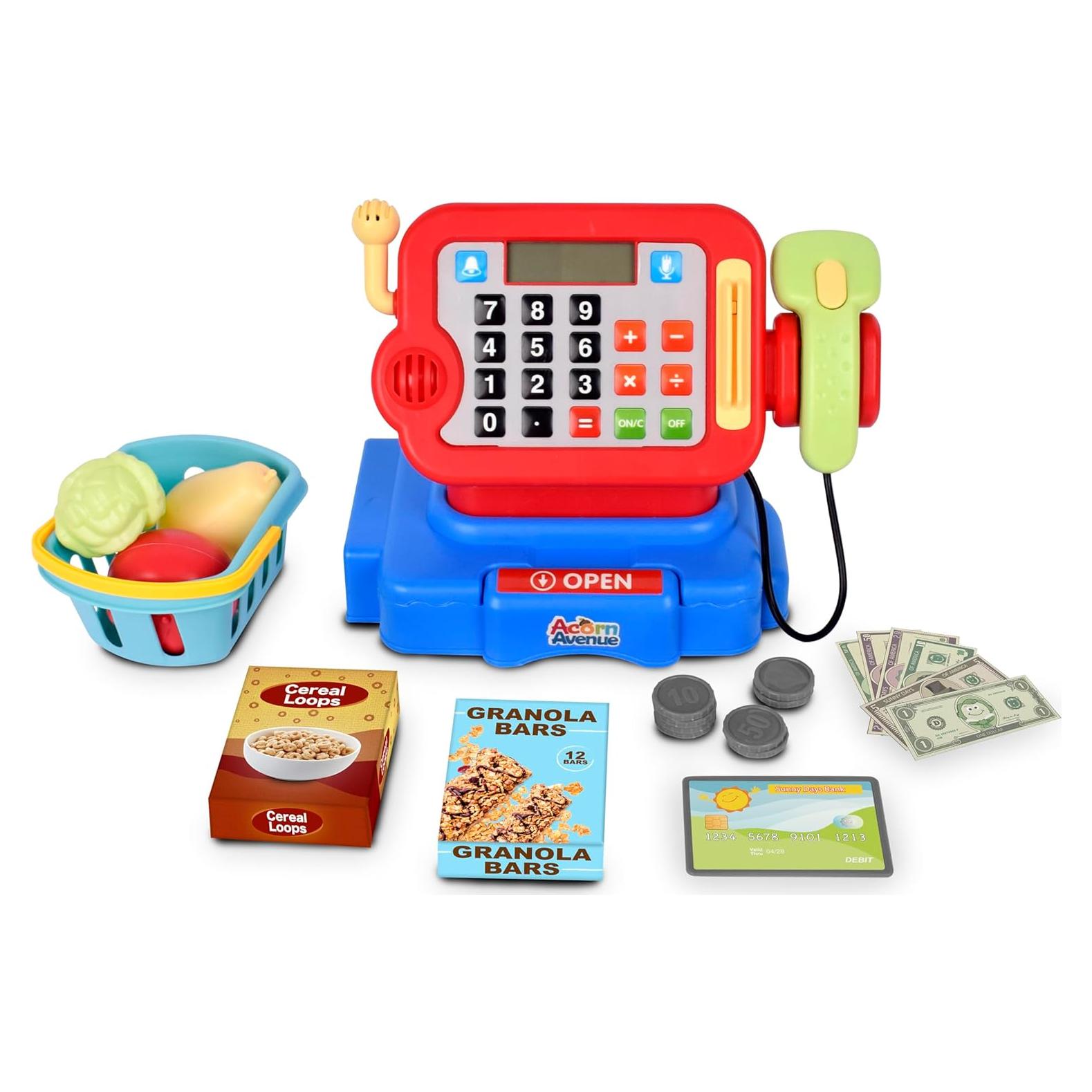 Caja Registradora de Juego Acorn Avenue para Niños 3+