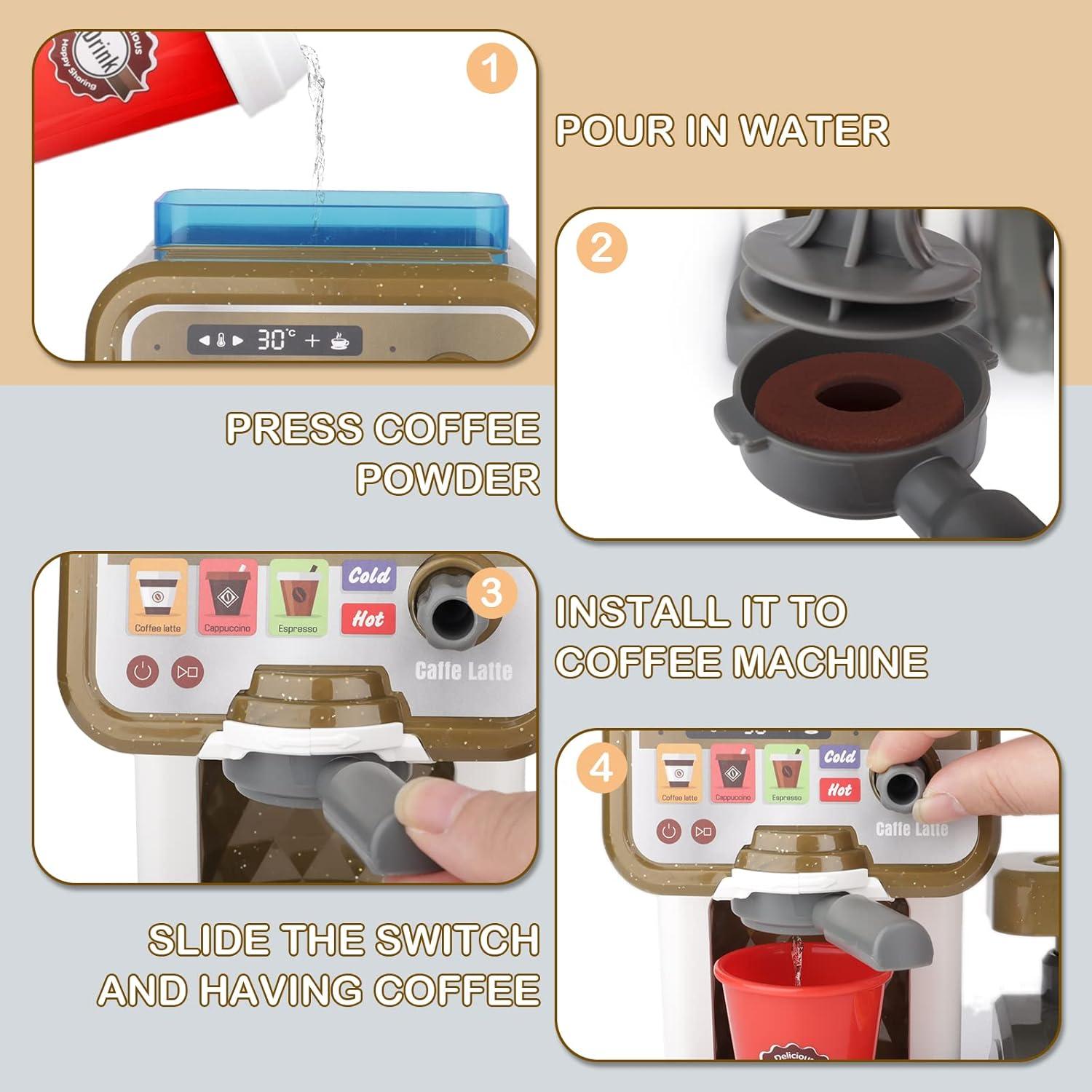 Juego de Imaginación de Café de deAO con Caja Registradora