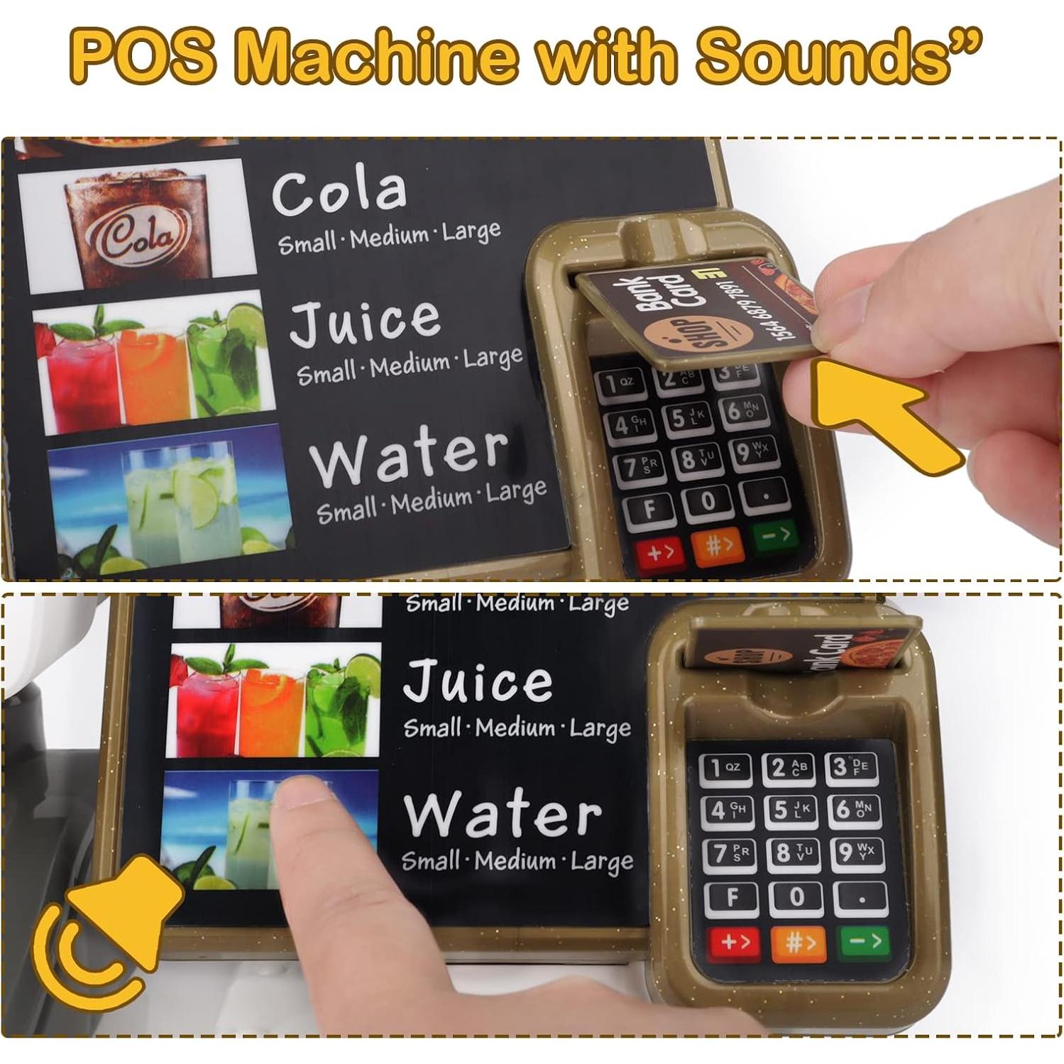 Juego de Imaginación de Café de deAO con Caja Registradora