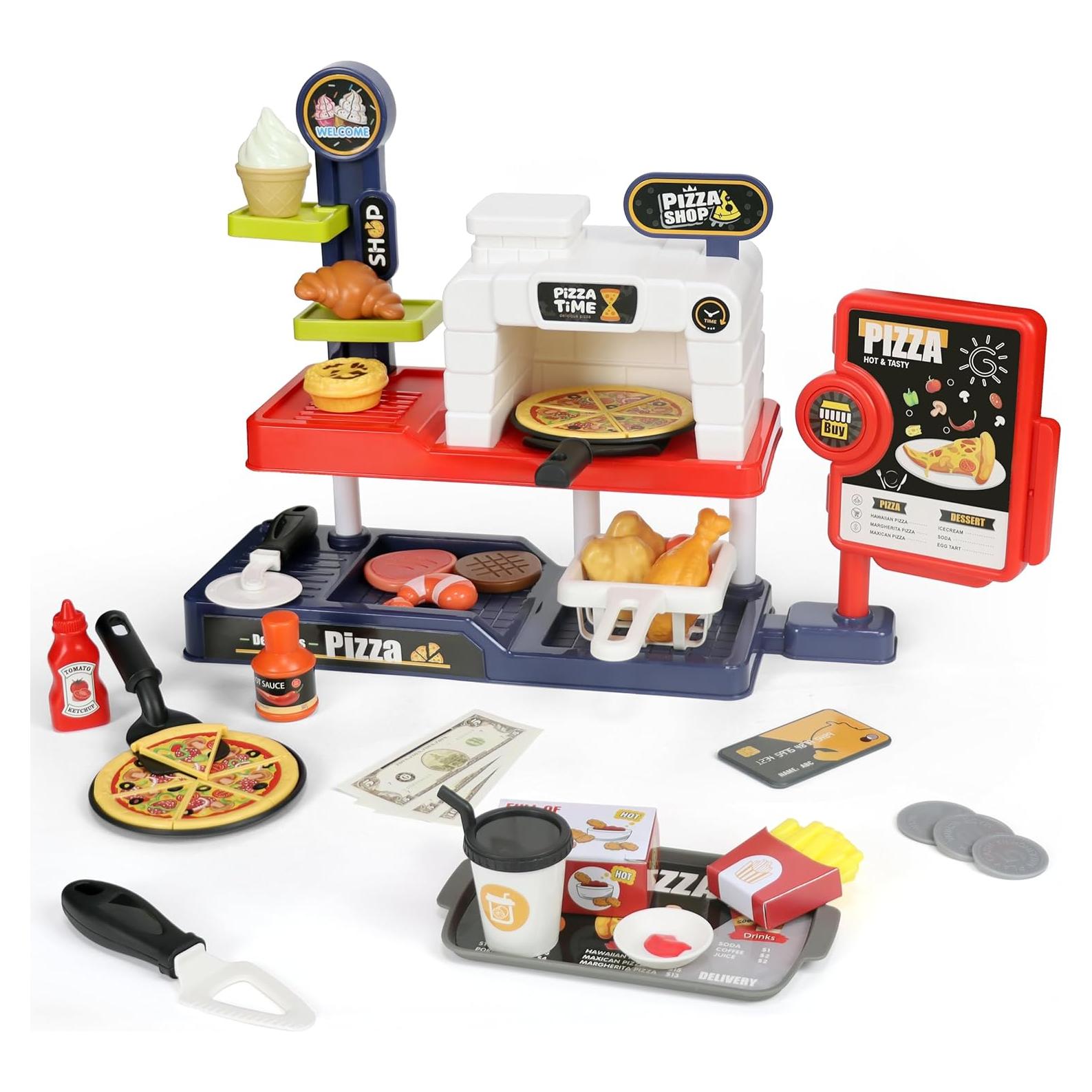 Juego de Cocina de Pizza KiddoKraft - Set Completo para Niños