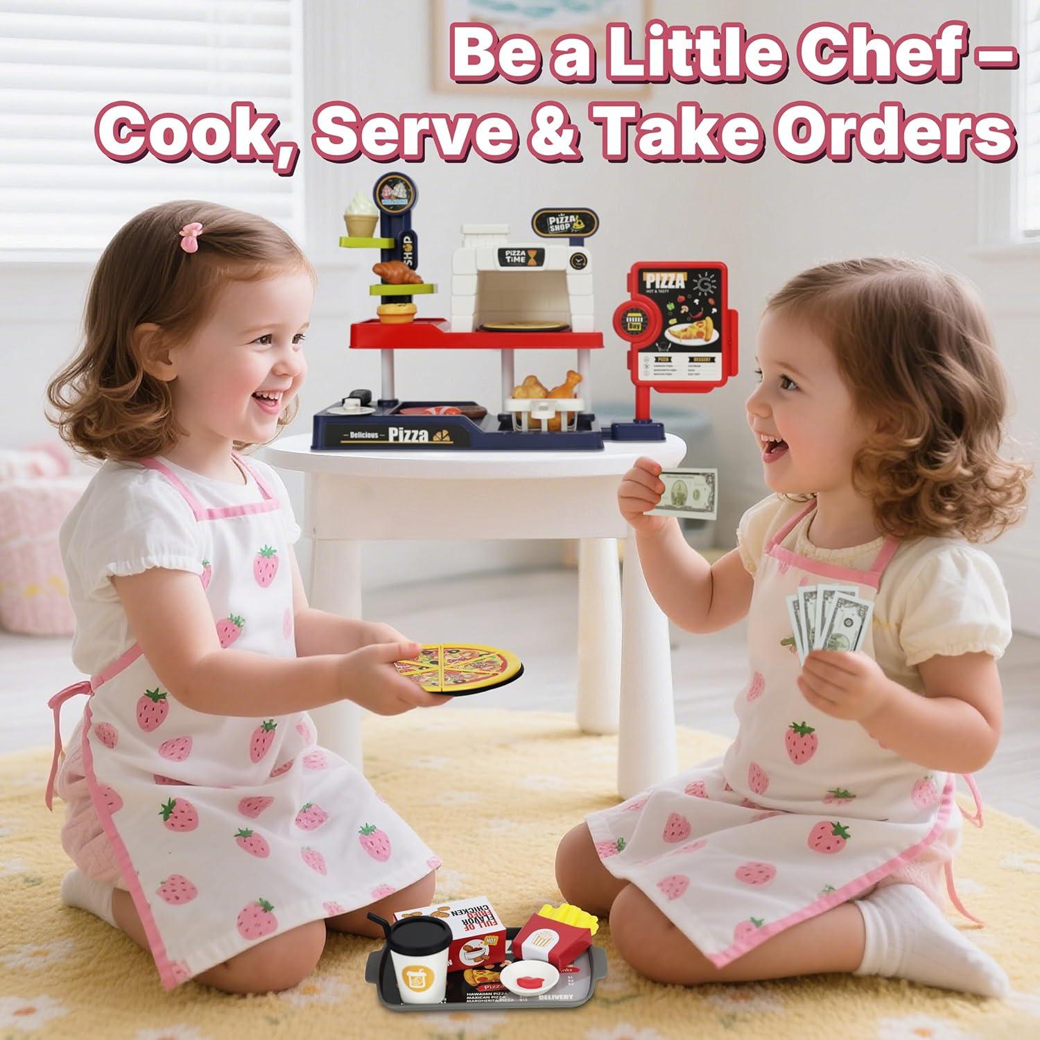 Juego de Cocina de Pizza KiddoKraft - Set Completo para Niños