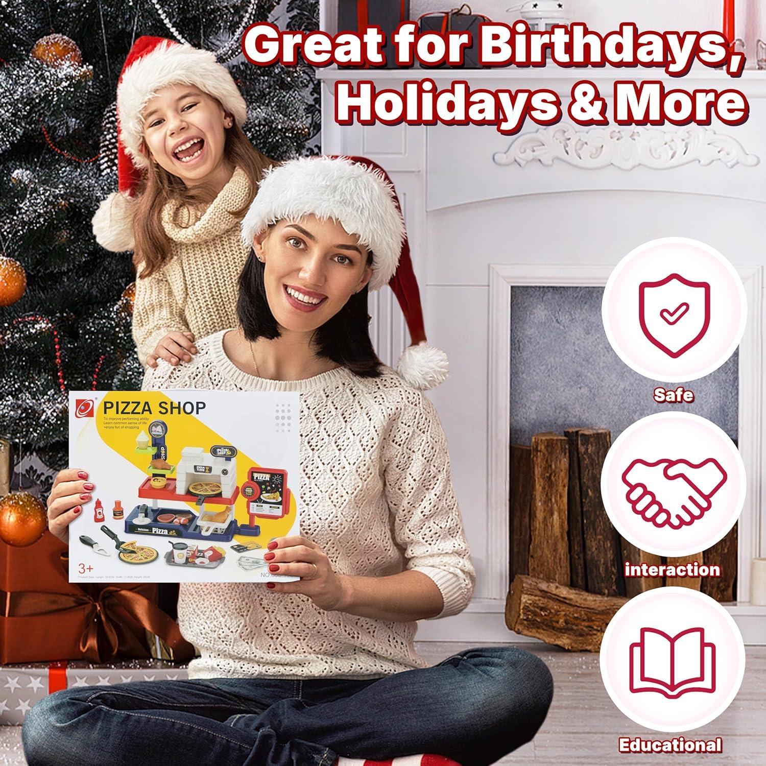 Juego de Cocina de Pizza KiddoKraft - Set Completo para Niños