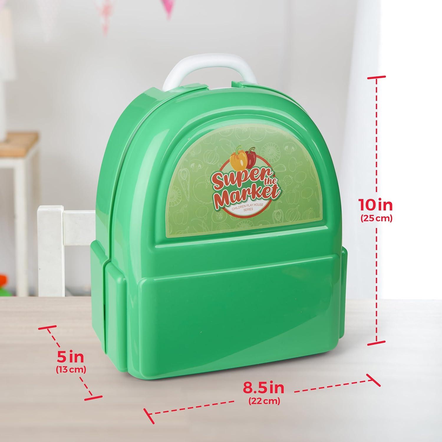 Caja Registradora de Juguete Amusty con Mochila y Accesorios