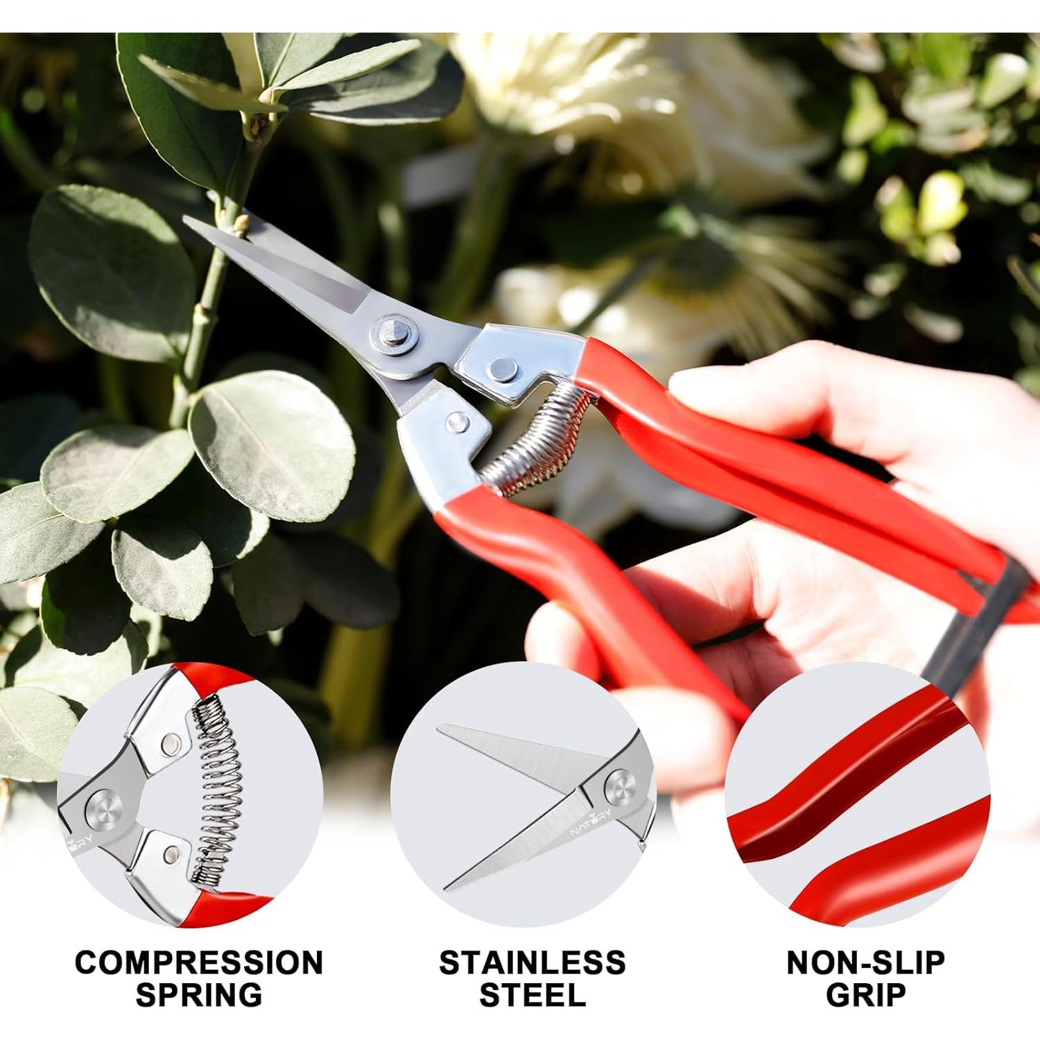 Juego de Tijeras de Poda Natury con Medidor de Humedad