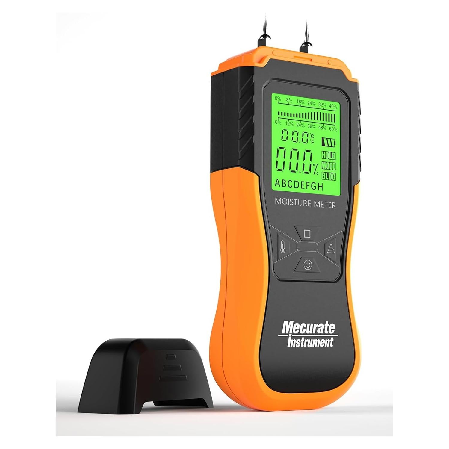 Medidor de Humedad Digital Mecurate con Pantalla Retroiluminada