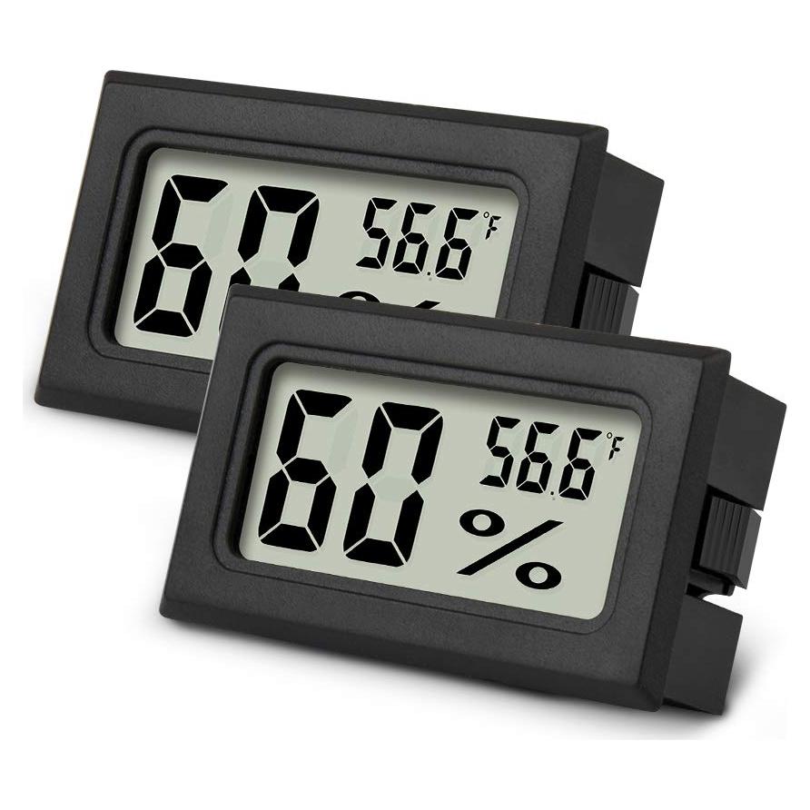 Mini Higrómetro Digital AikTryee 2PCS Temperatura y Humedad