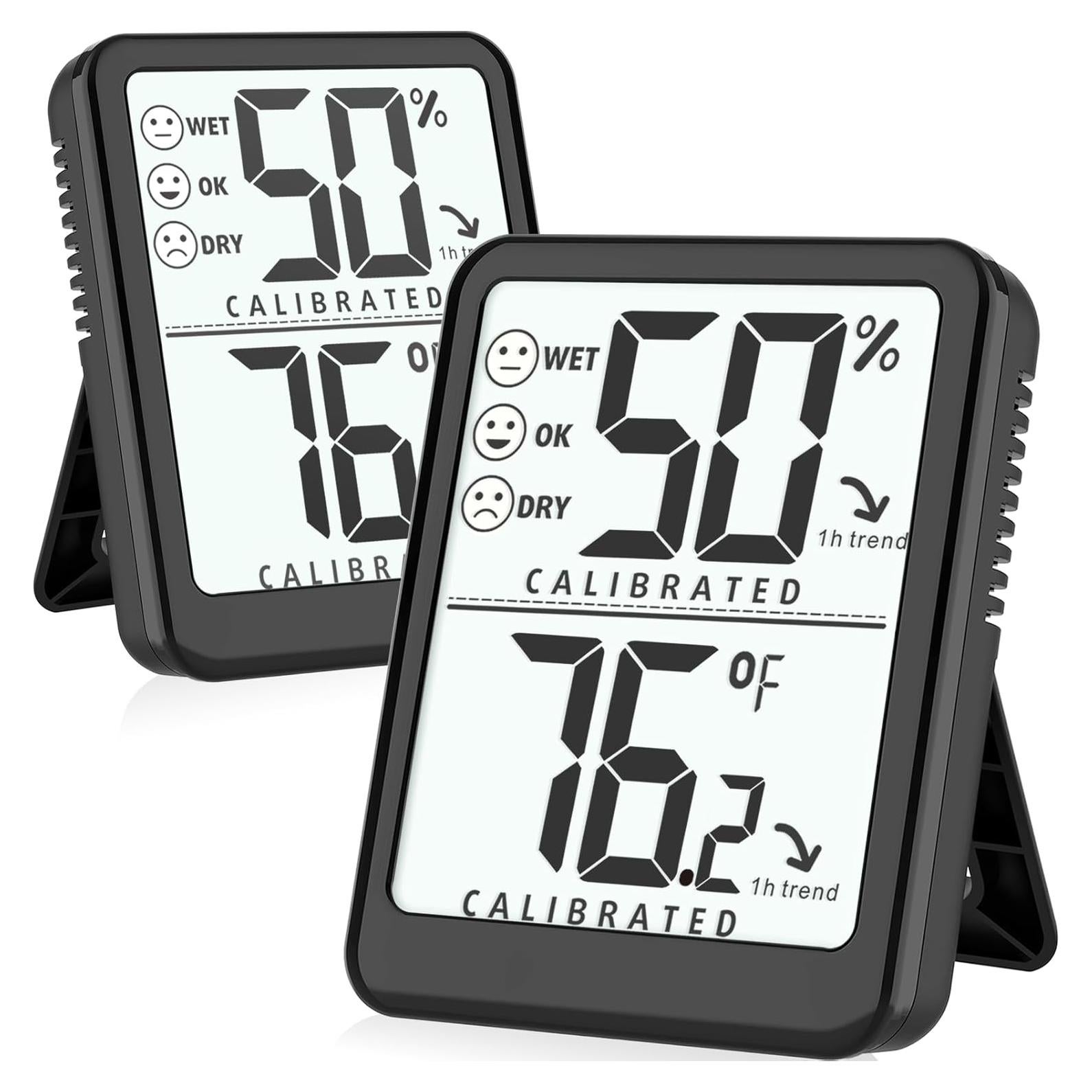 Termómetro Digital de Habitación Ayawiss - 2 Paquetes, Higrómetro