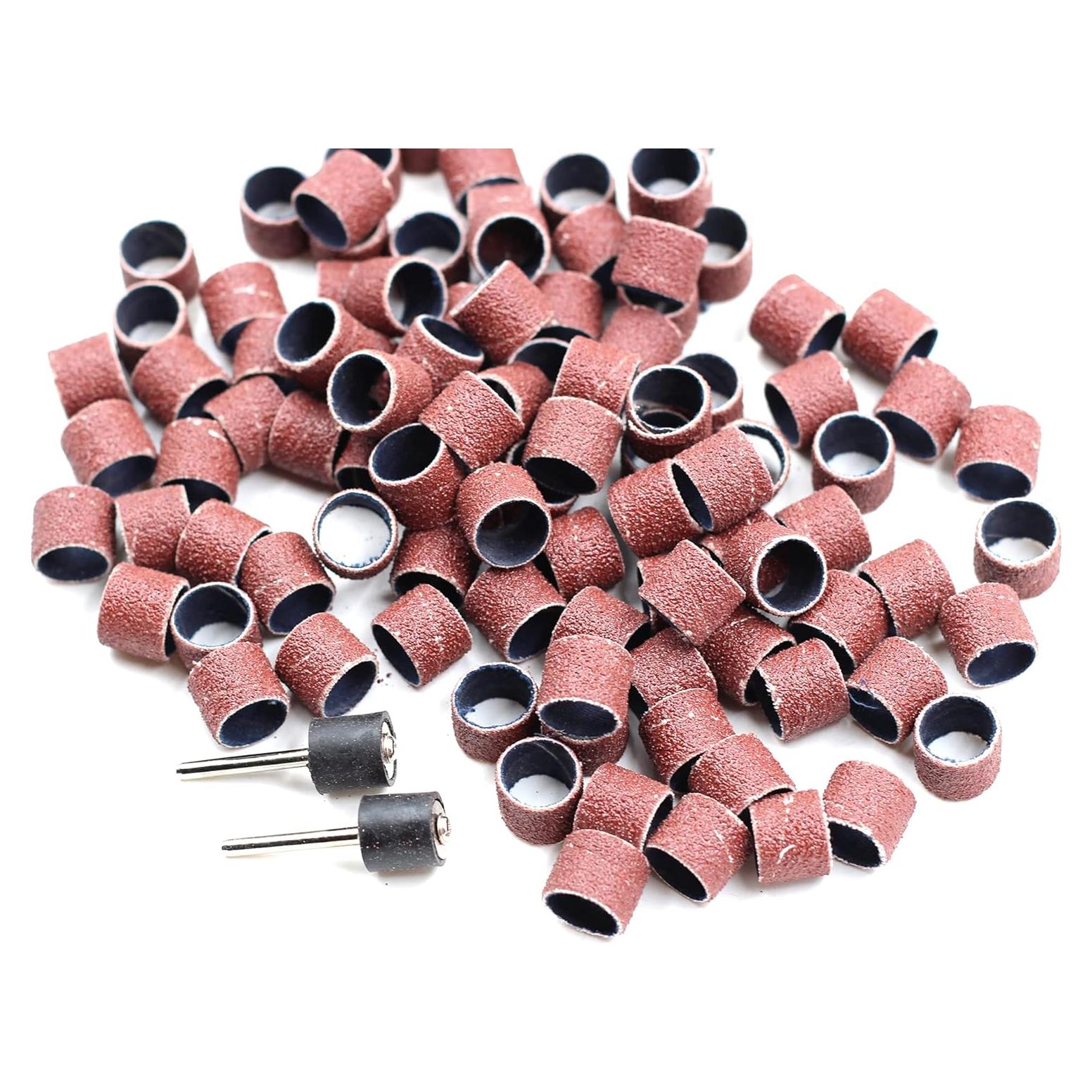 Juego de Mangas de Lijado Preamer 100 Piezas Grano 80