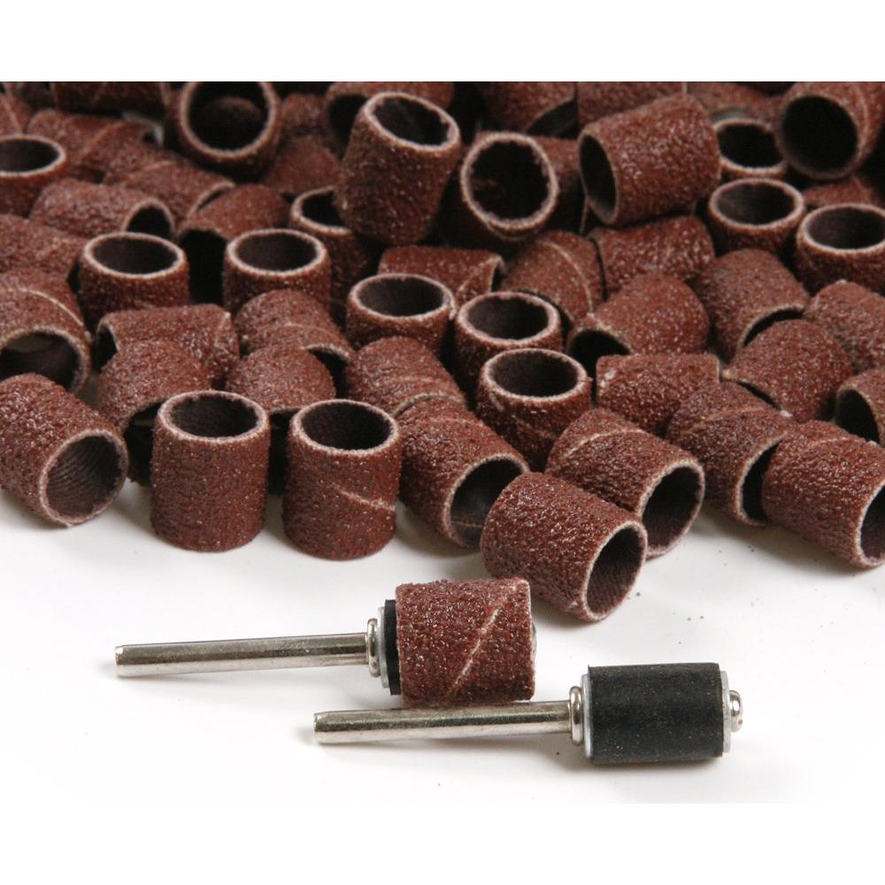 Juego de Mangas de Lijado Preamer 100 Piezas Grano 80