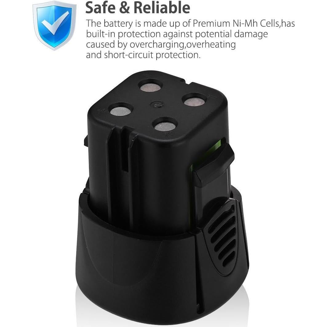 Batería de Reemplazo Powerextra 3000mAh 4.8V para Dremel 755-01