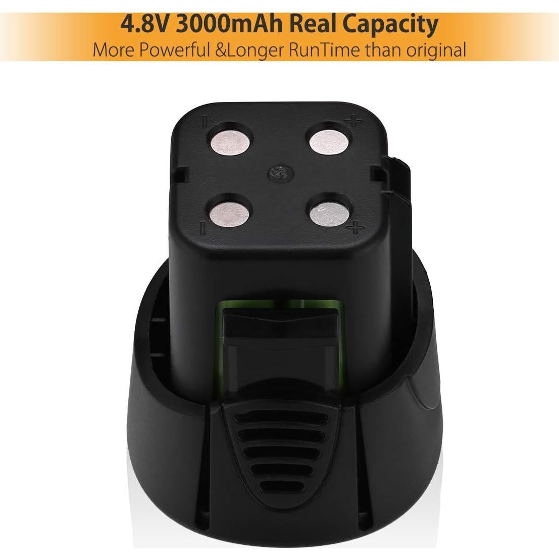 Batería de Reemplazo Powerextra 3000mAh 4.8V para Dremel 755-01