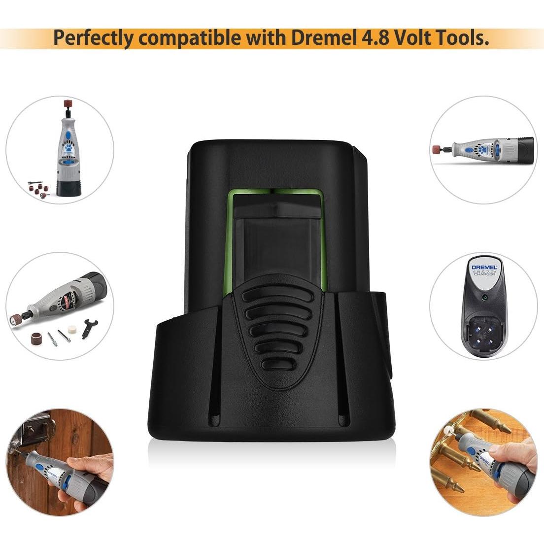 Batería de Reemplazo Powerextra 3000mAh 4.8V para Dremel 755-01