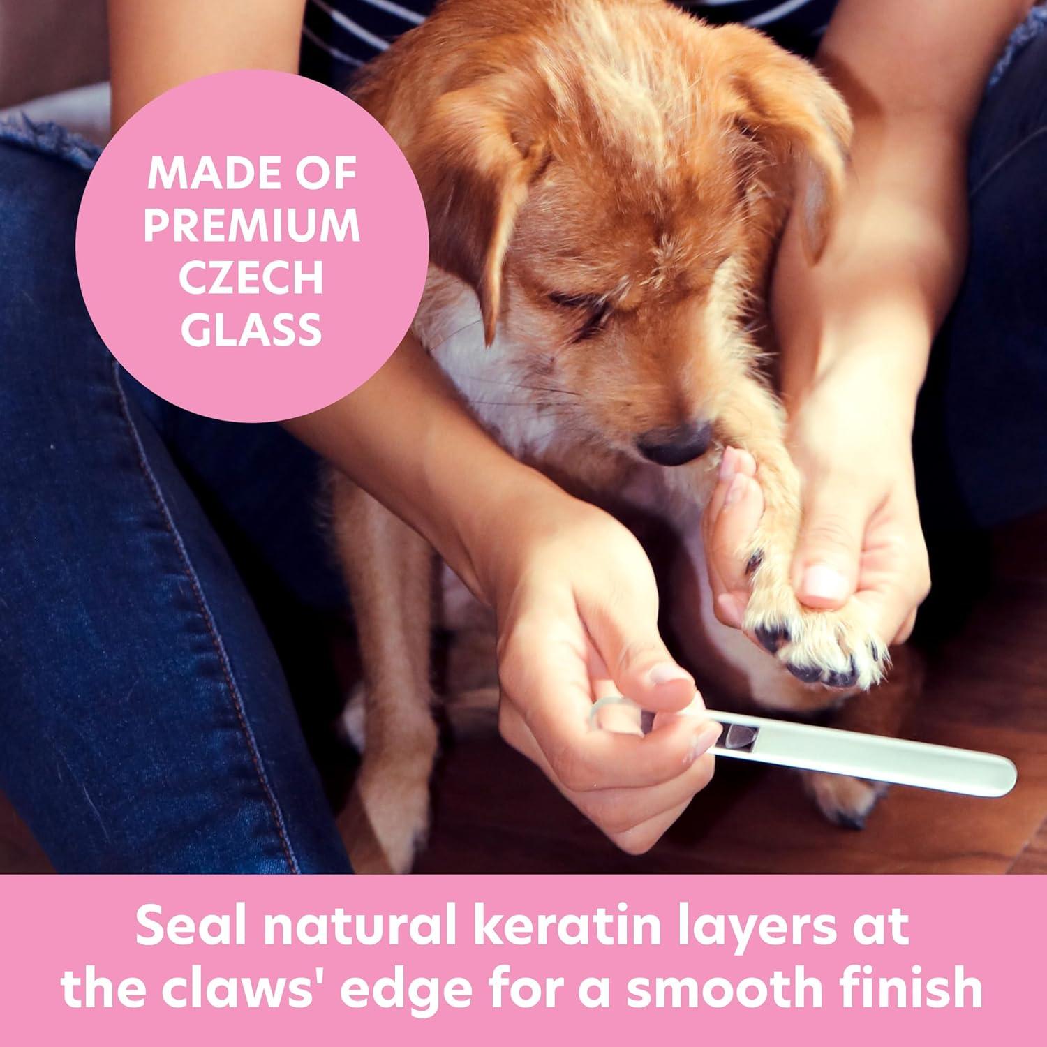 Lima de Uñas para Mascotas Bona Fide Beauty - Vidrio Checo 13cm