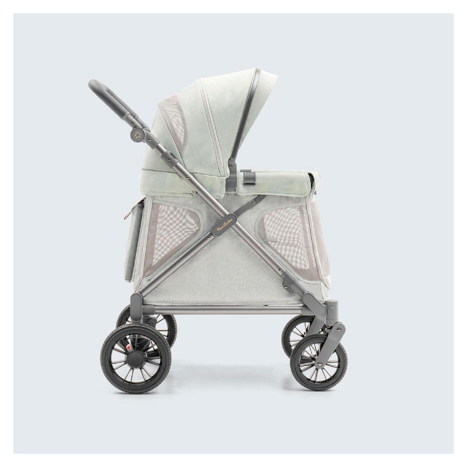 Carro Multifuncional Familidoo Q1 Plegable 10 kg Verde Salvia