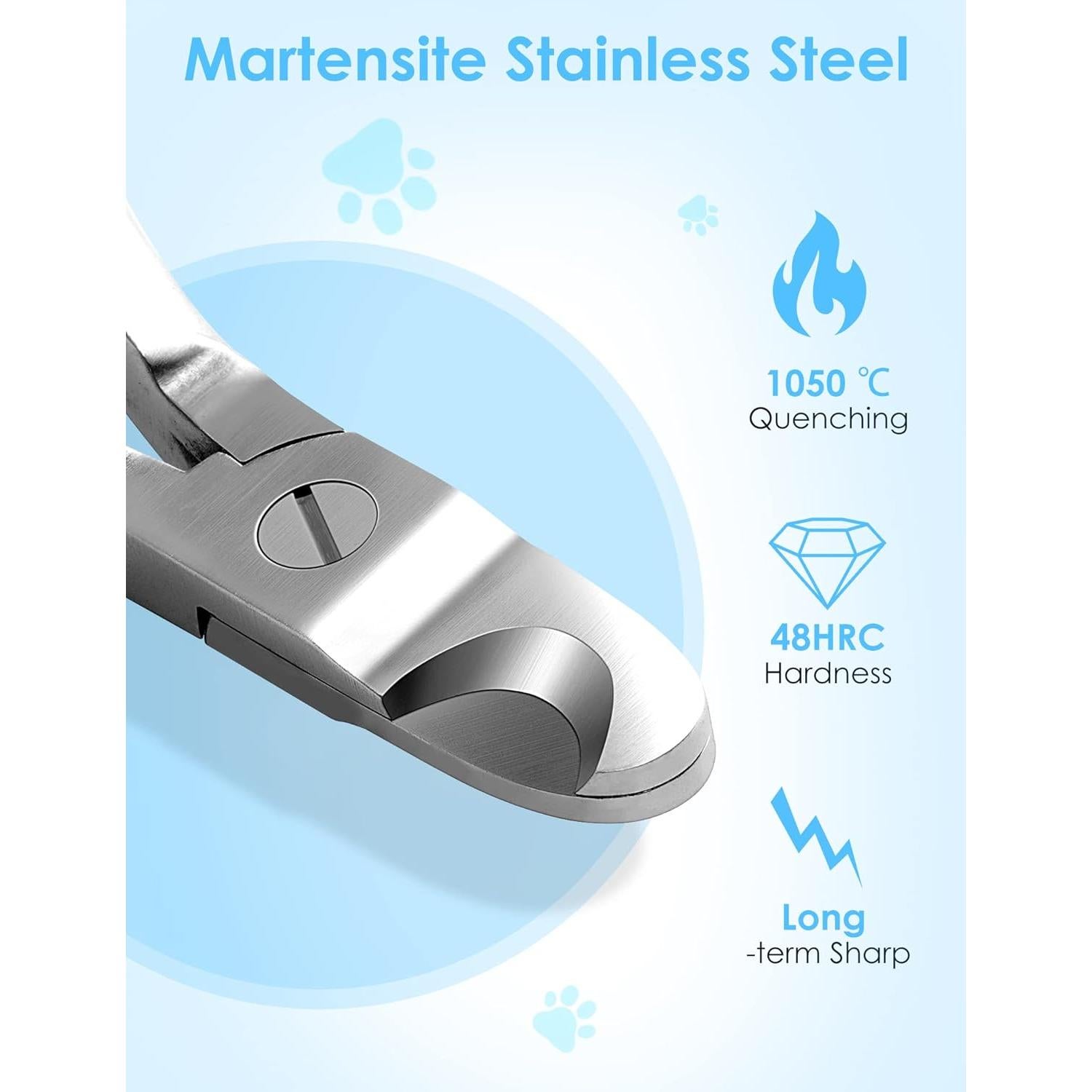 Cortauñas para Perros Gobeigo de Acero Inoxidable 12.7cm