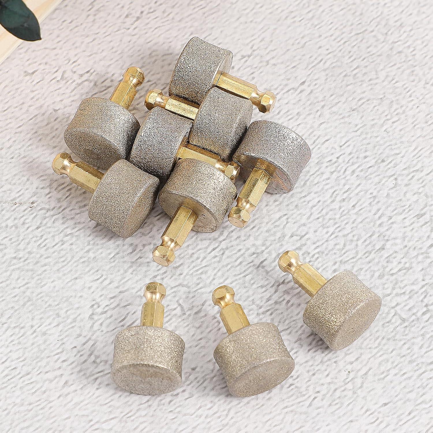 Cabezas de Repuesto para Molinillo de Uñas de Perro Ipetboom - 10 Piezas de Punta de Diamante