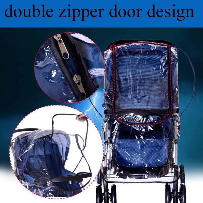 Cubierta de Lluvia Universal para Cochecito EVA Transparente