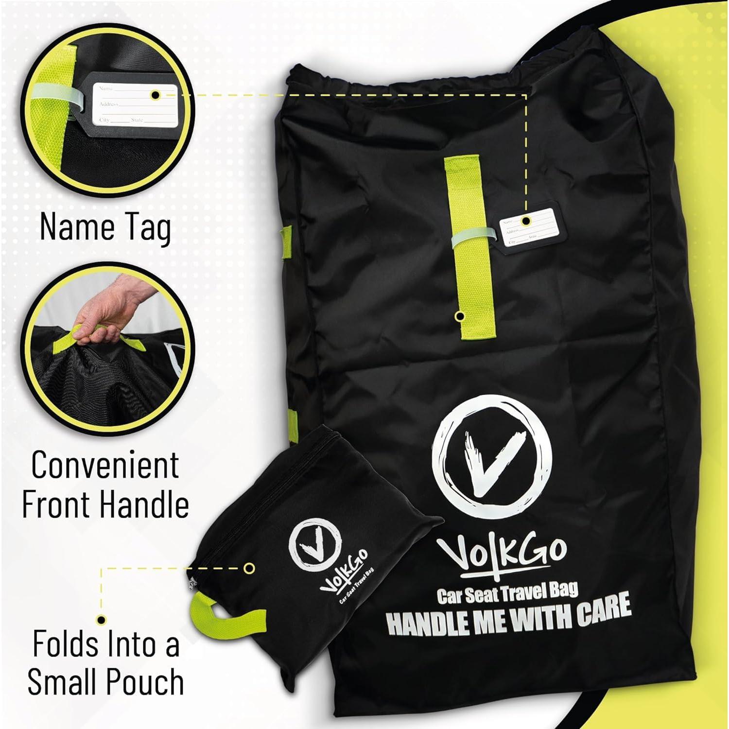 Bolsa de Viaje para Asiento de Coche VolkGo 86x46cm Resistente