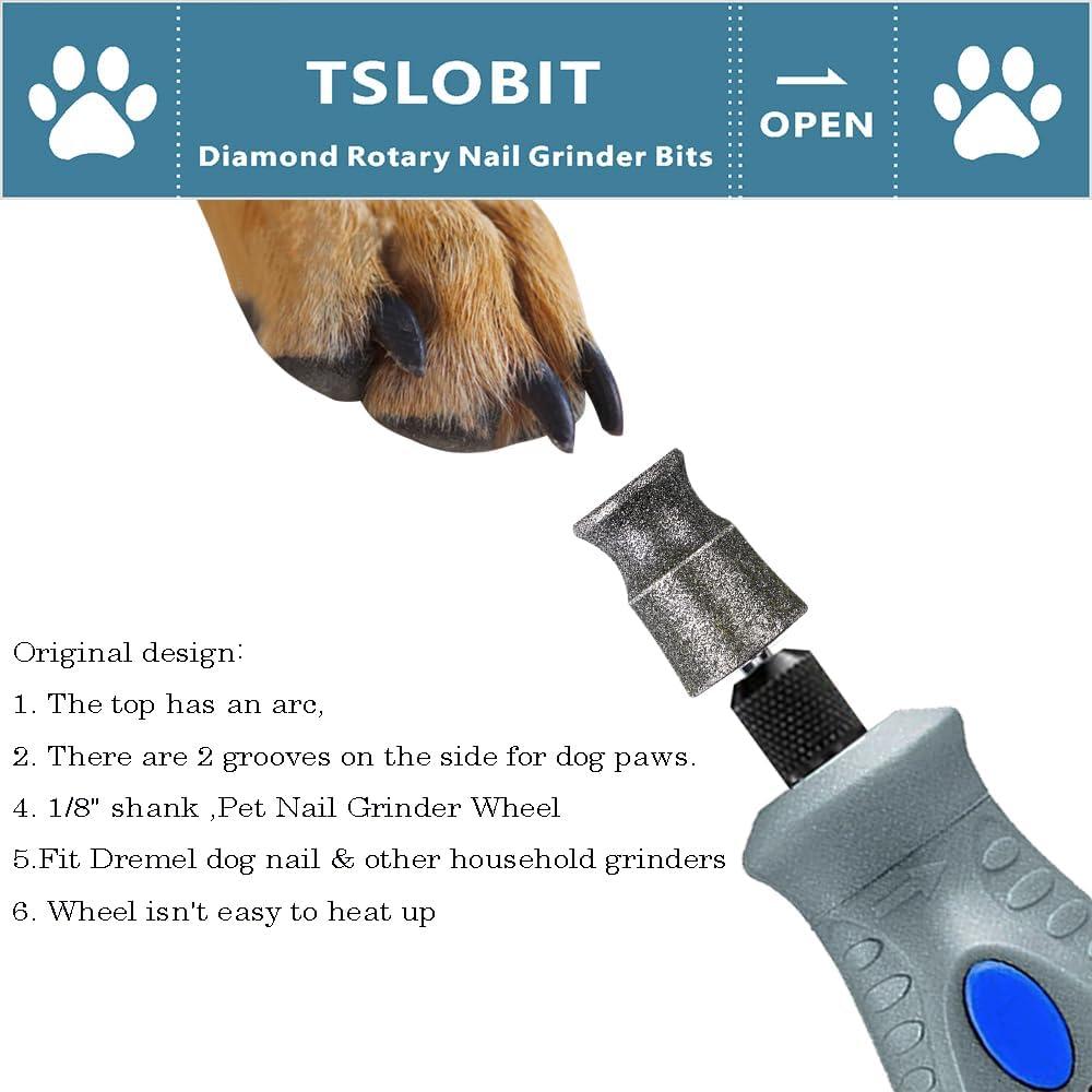 Rueda de Amoladora de Uñas de Perro Dremel Diamante 3.2mm