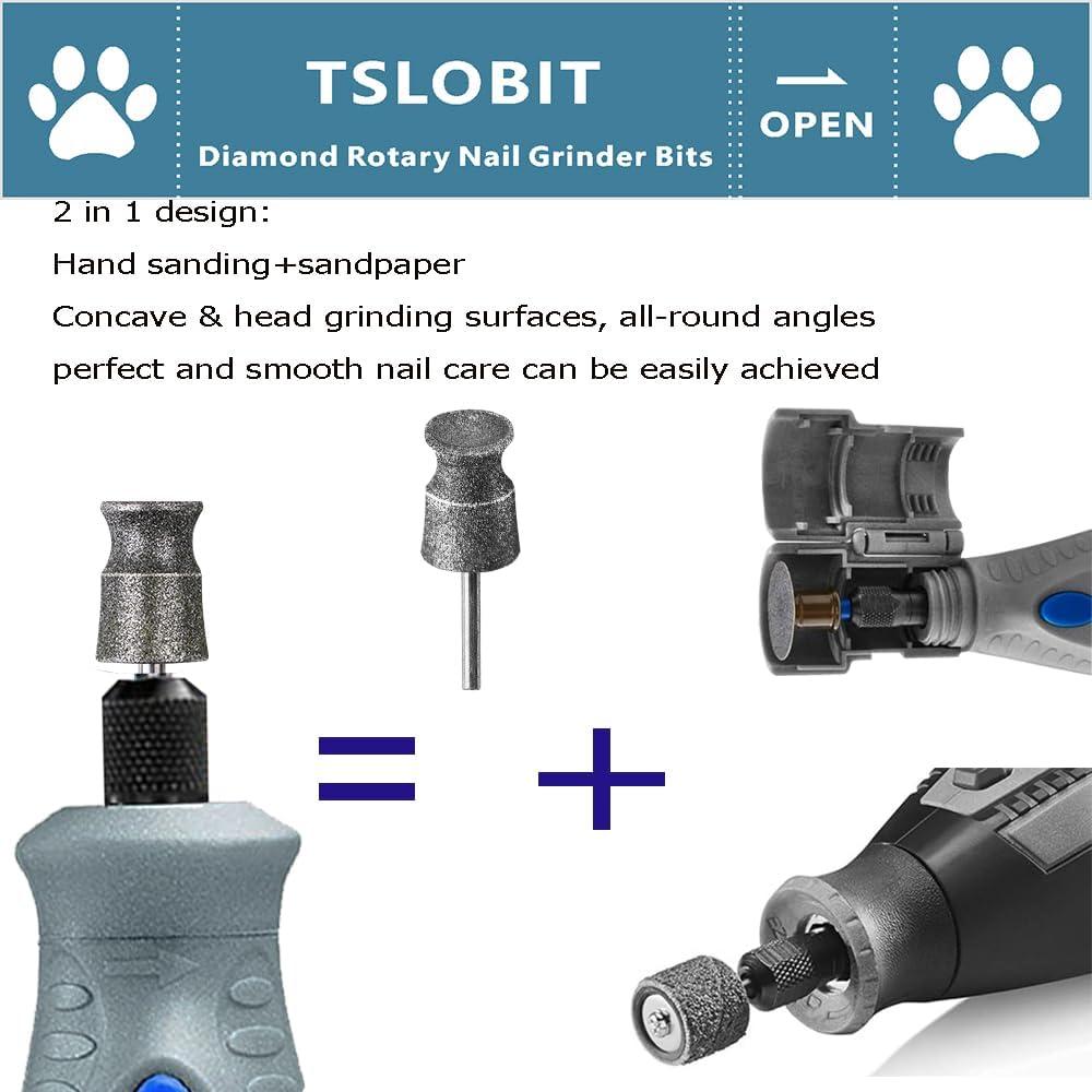 Rueda de Amoladora de Uñas de Perro Dremel Diamante 3.2mm