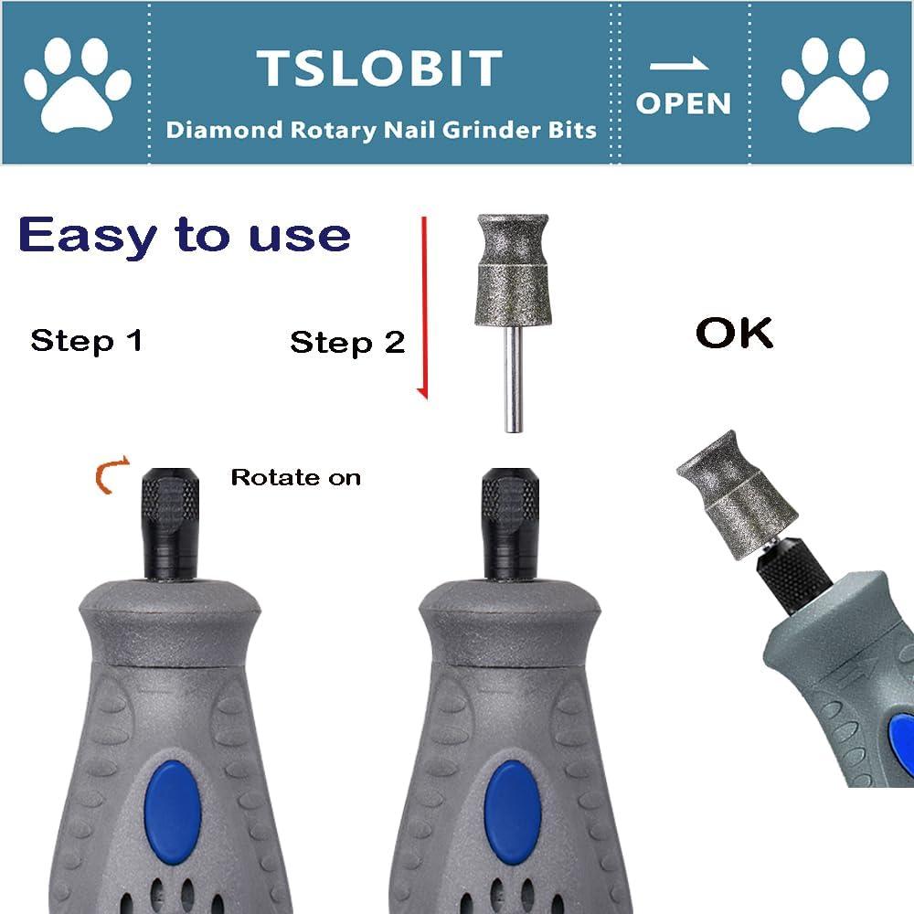 Rueda de Amoladora de Uñas de Perro Dremel Diamante 3.2mm