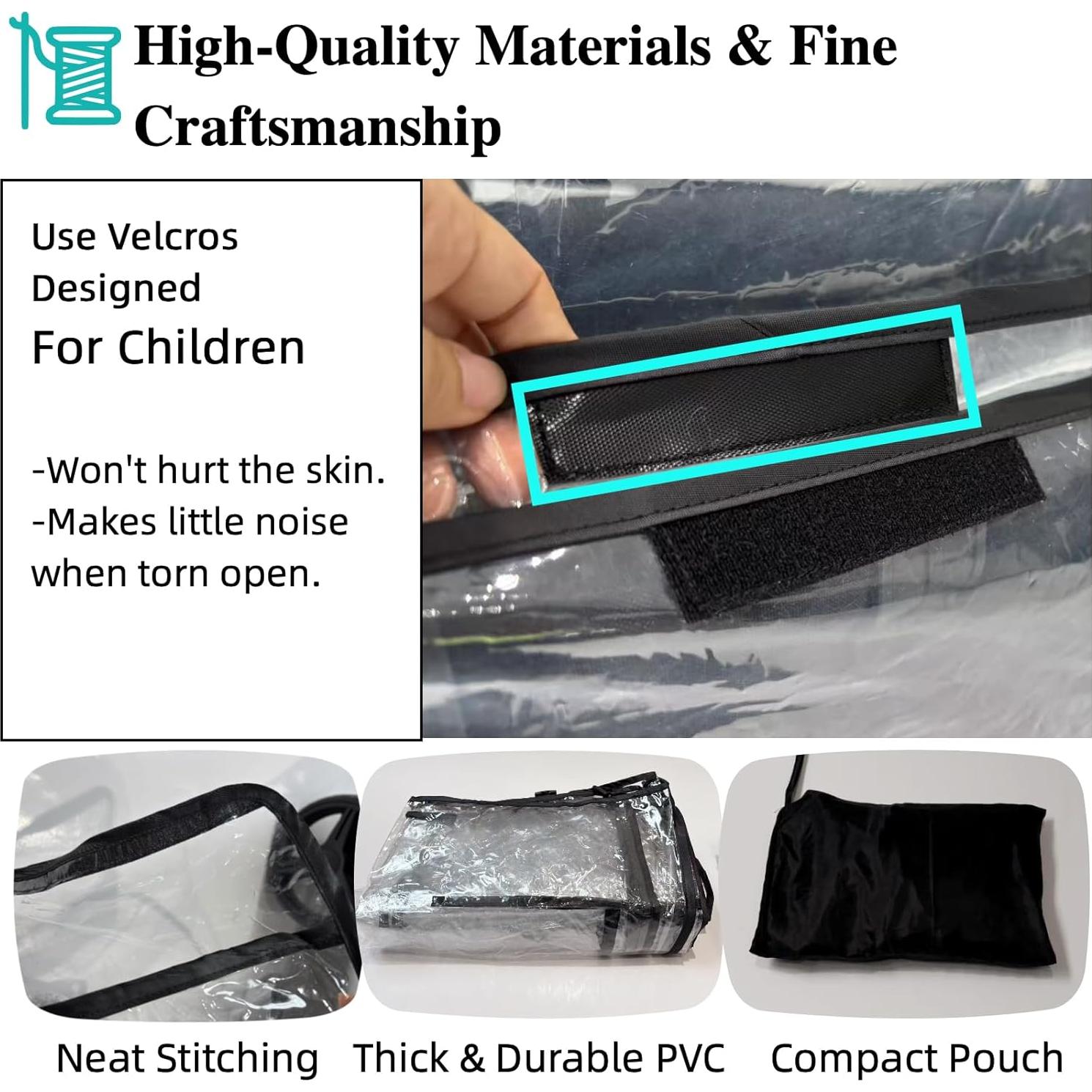 Cubierta de Lluvia Impermeable Wonderfold W4 para Carriola 109x58 cm