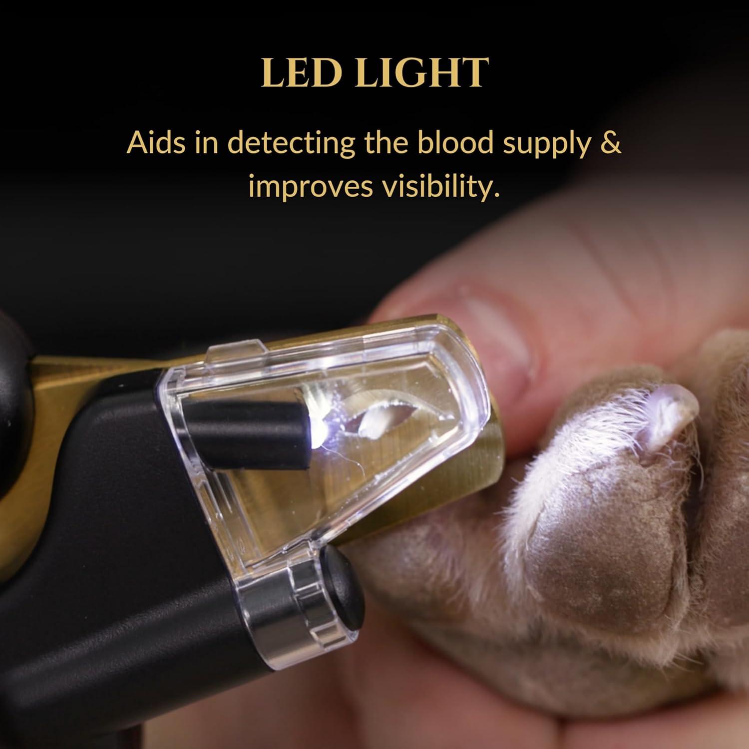 Cortador de Uñas 3 en 1 Wasatch Pup con Luz LED y Lima