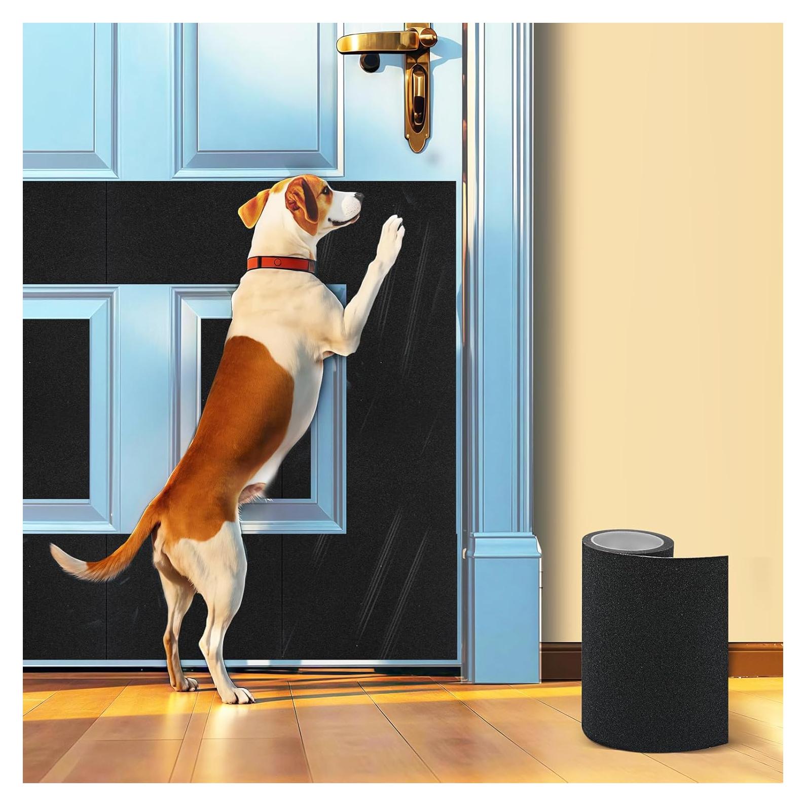 Papel de Lija Autoadhesivo para Uñas de Mascotas PXLYWLTZL 25.4x3.96m Negro