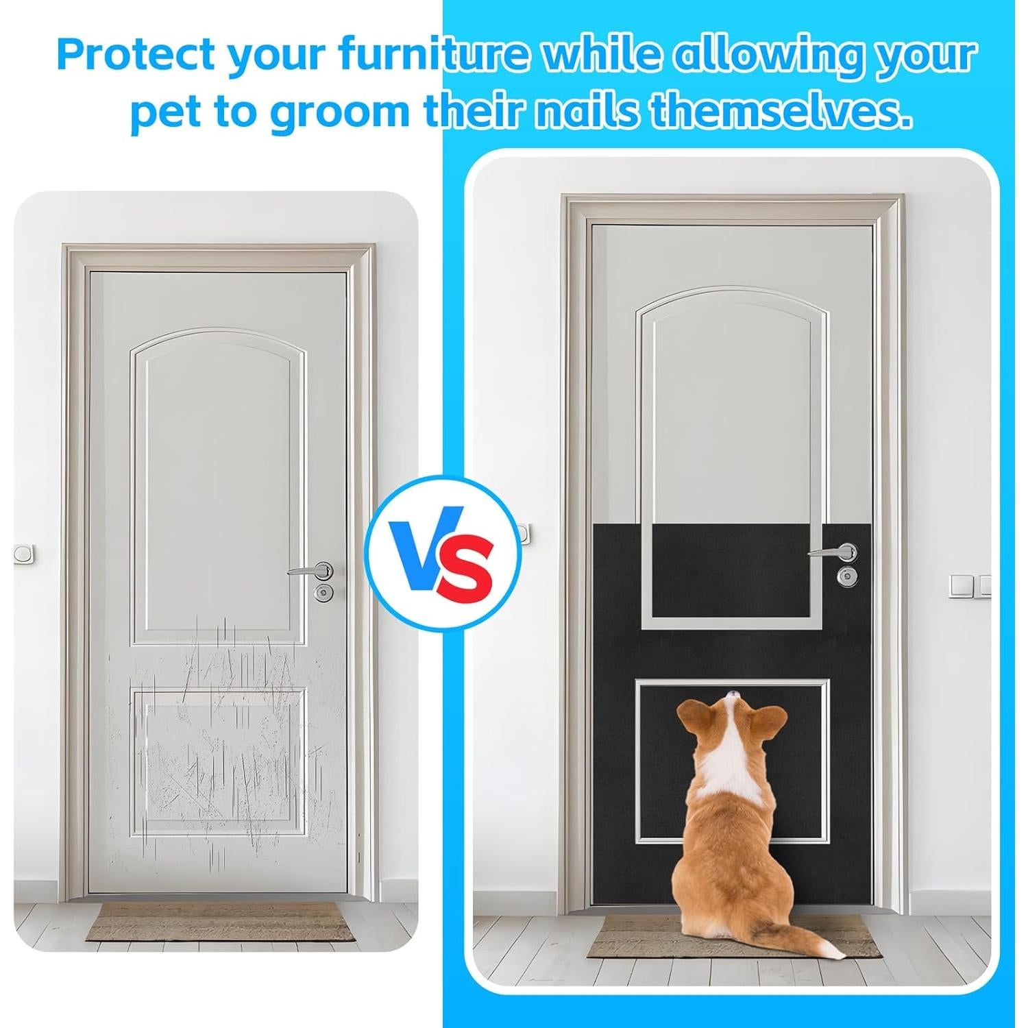 Papel de Lija Autoadhesivo para Uñas de Mascotas PXLYWLTZL 25.4x3.96m Negro