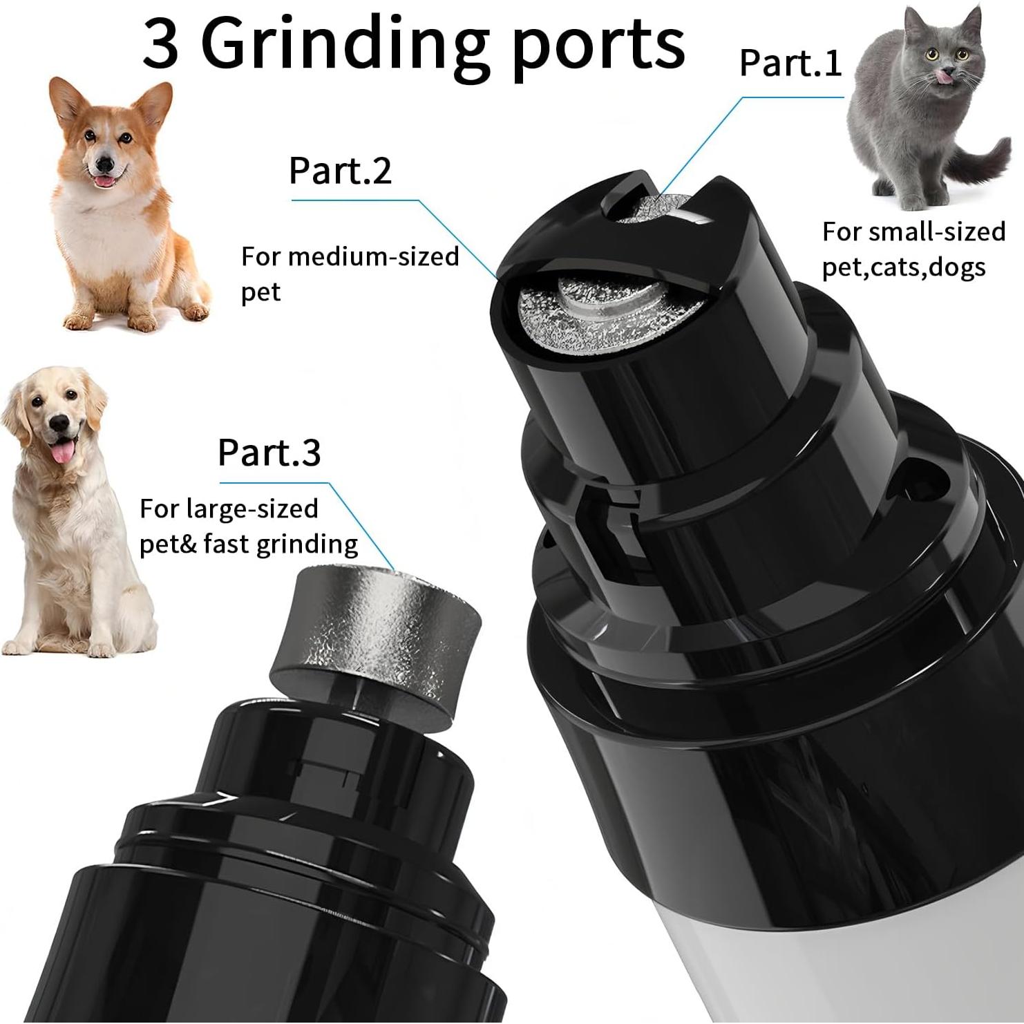 Mina de Uñas Eléctrica Genérico HY001 para Perros y Gatos